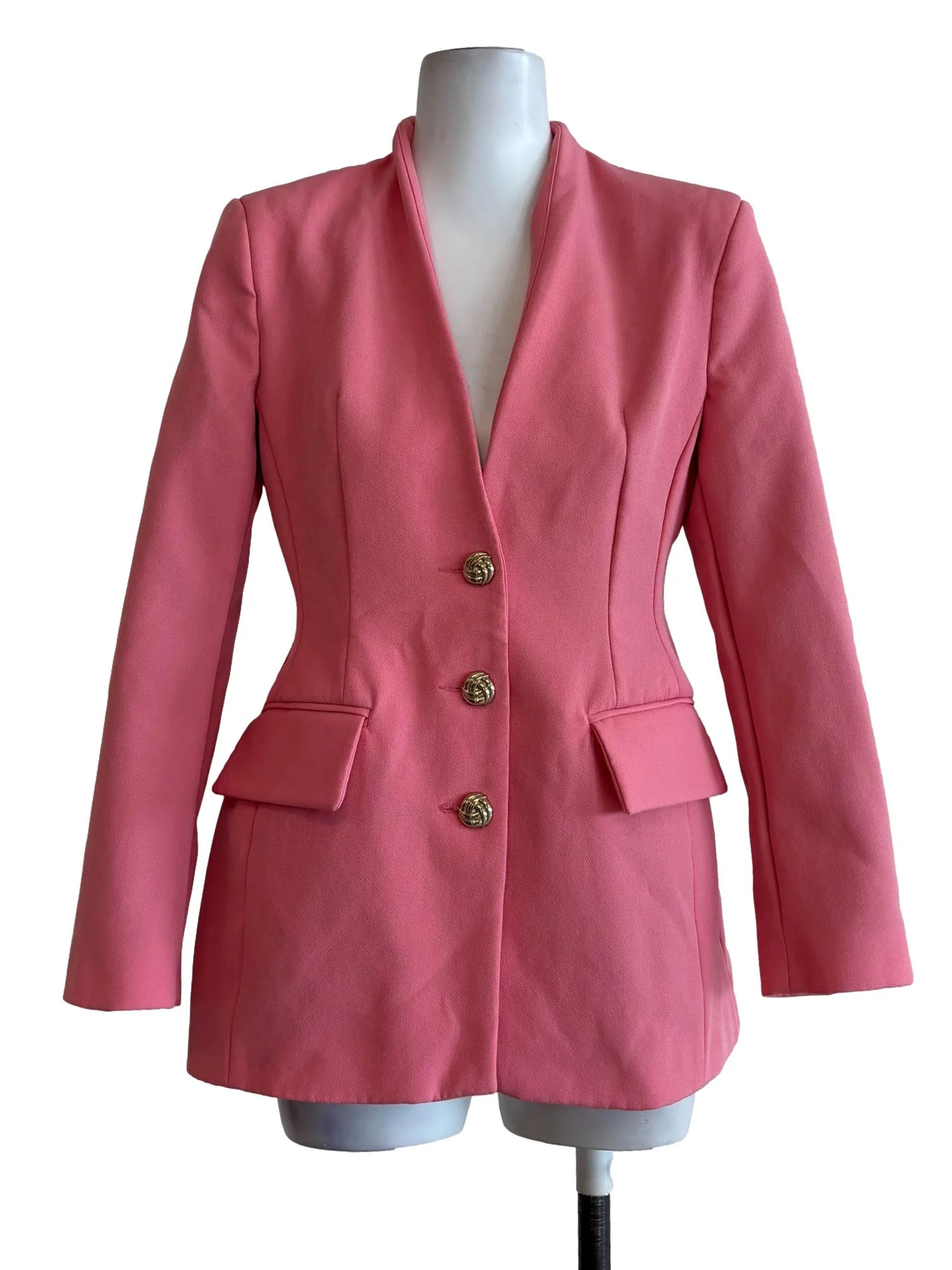 Coral Pink Hourglass Jacket