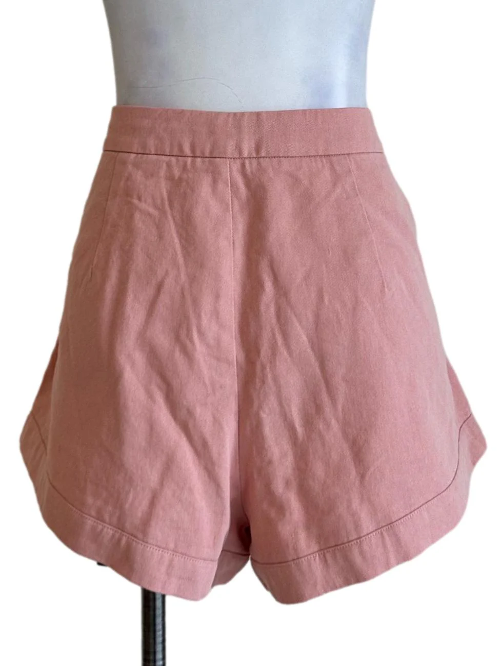 Coral Pink Plain Short - Image 2