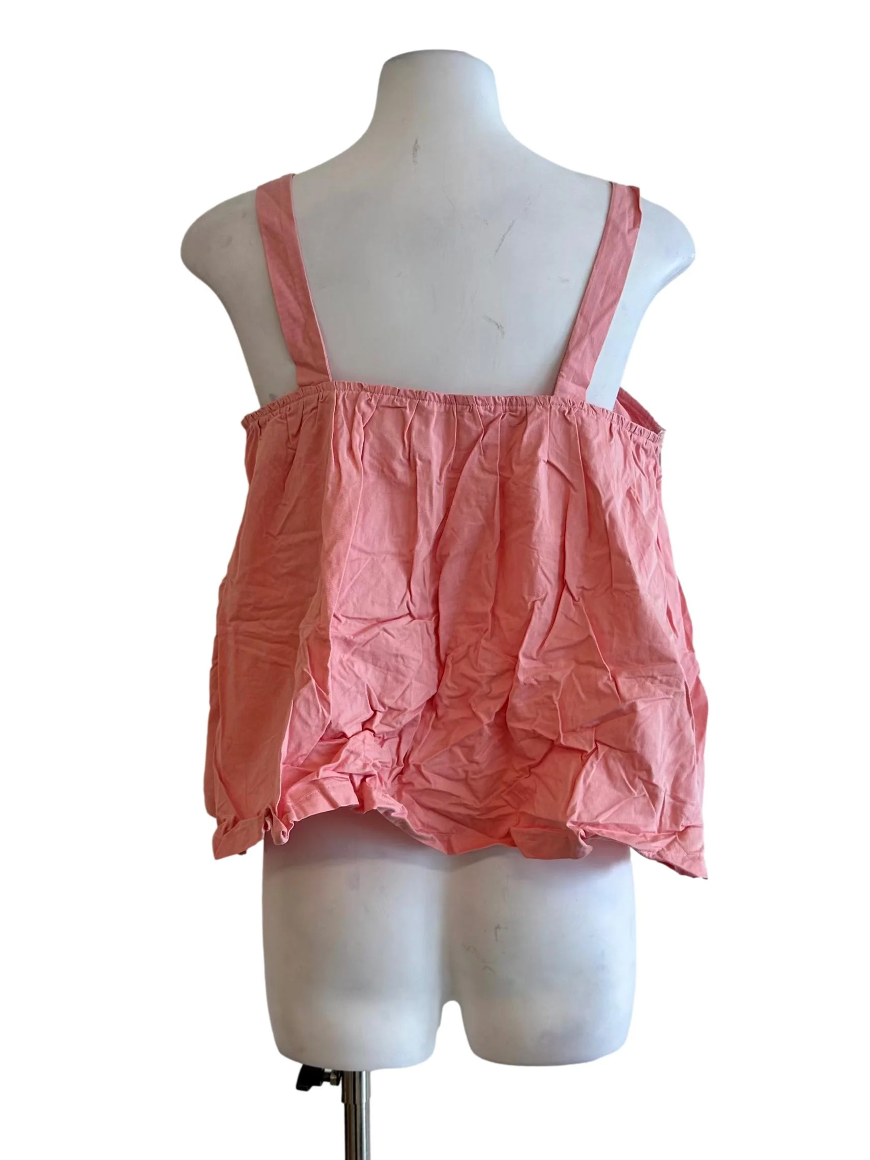 Coral Pink Sleeveless Top - Image 2