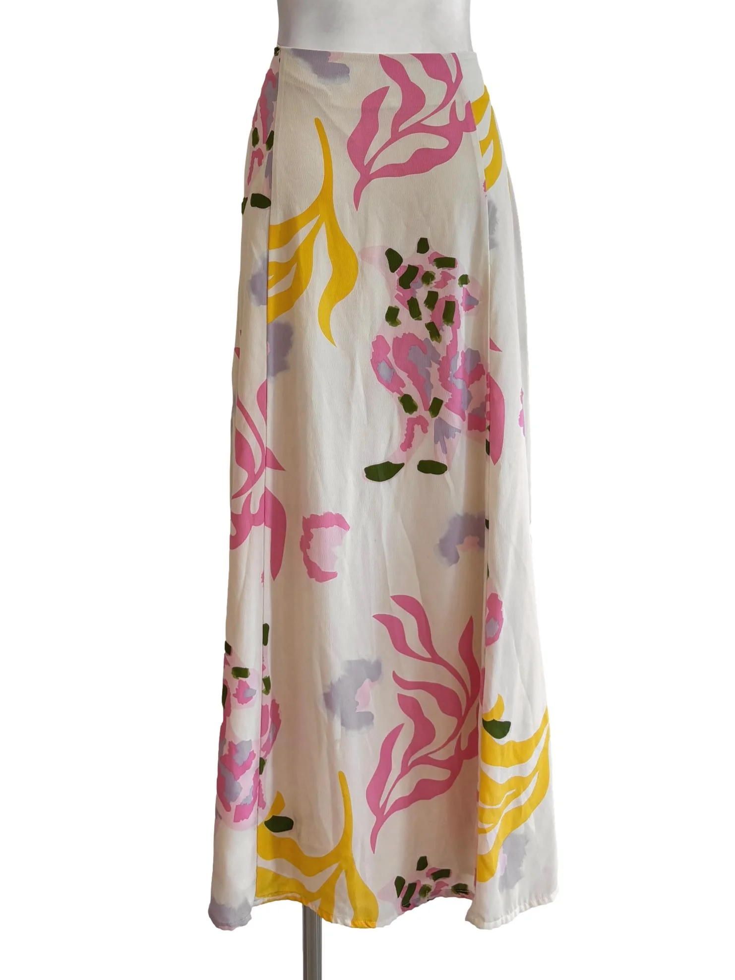 Cornsilk Printed Flare Skirt - Image 2
