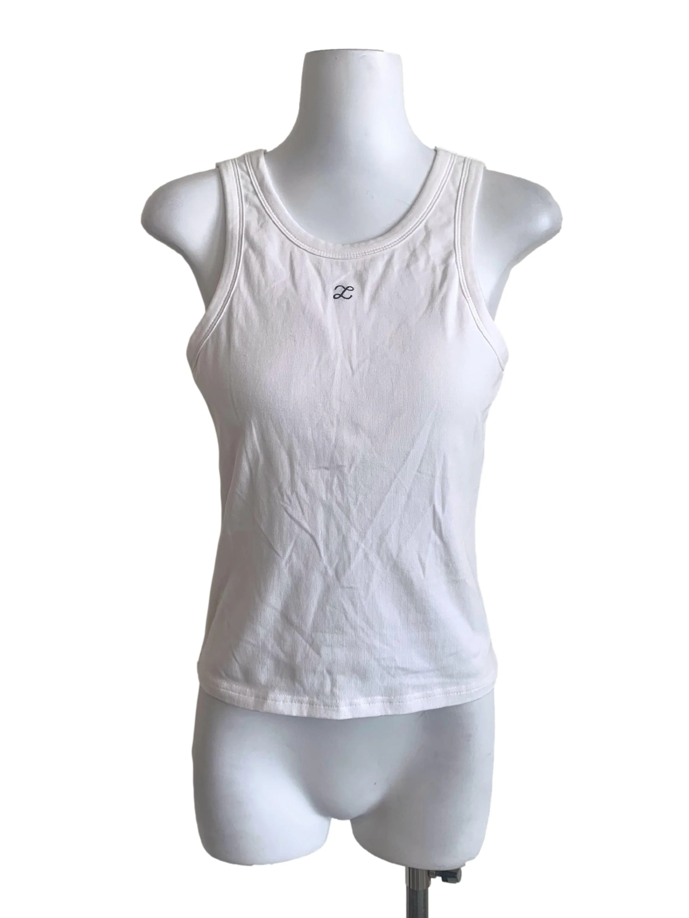 Cotton White Tank Top TCL