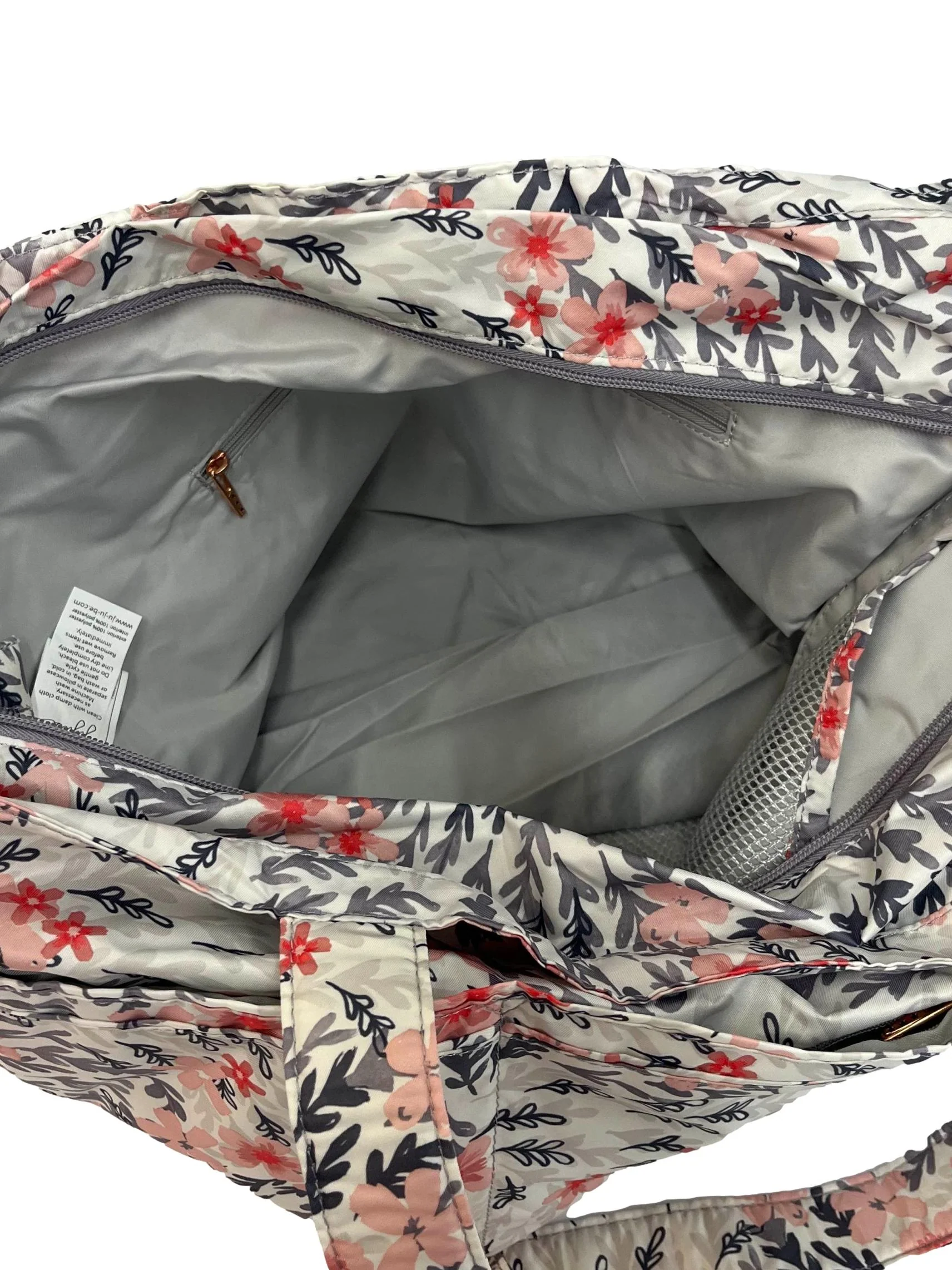 Cream Floral Large Tote Bag - Image 4