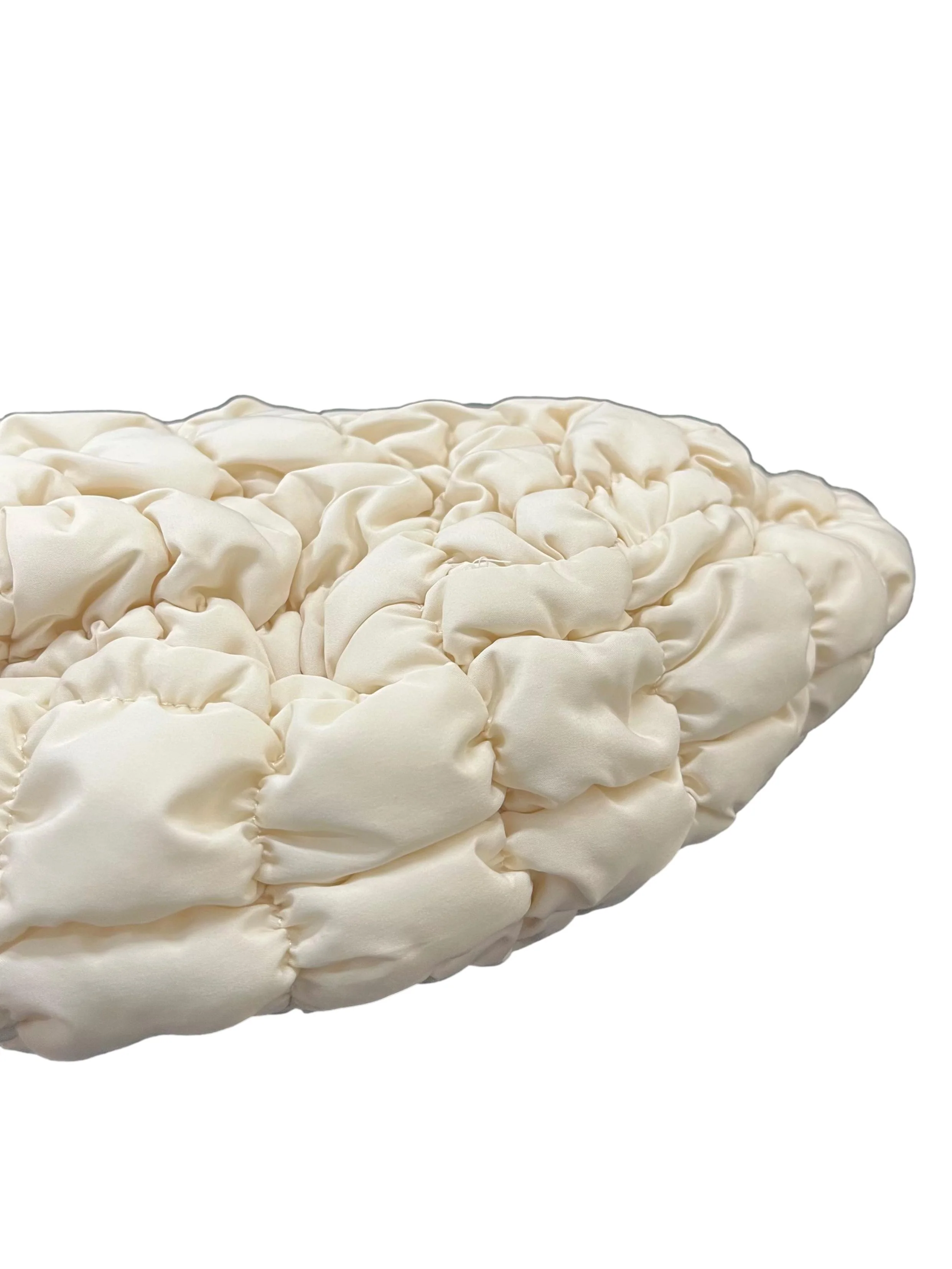 Cream Quilted Mini Bag - Image 3