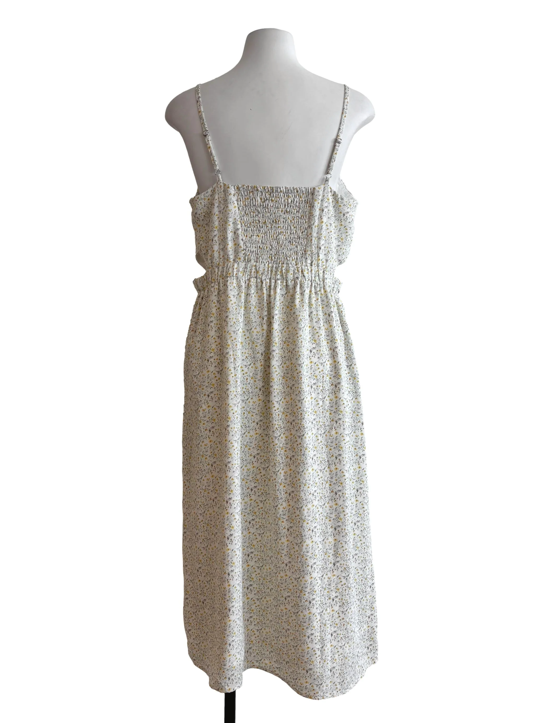 Cream White Floral Camisole Dress TCL - Image 2