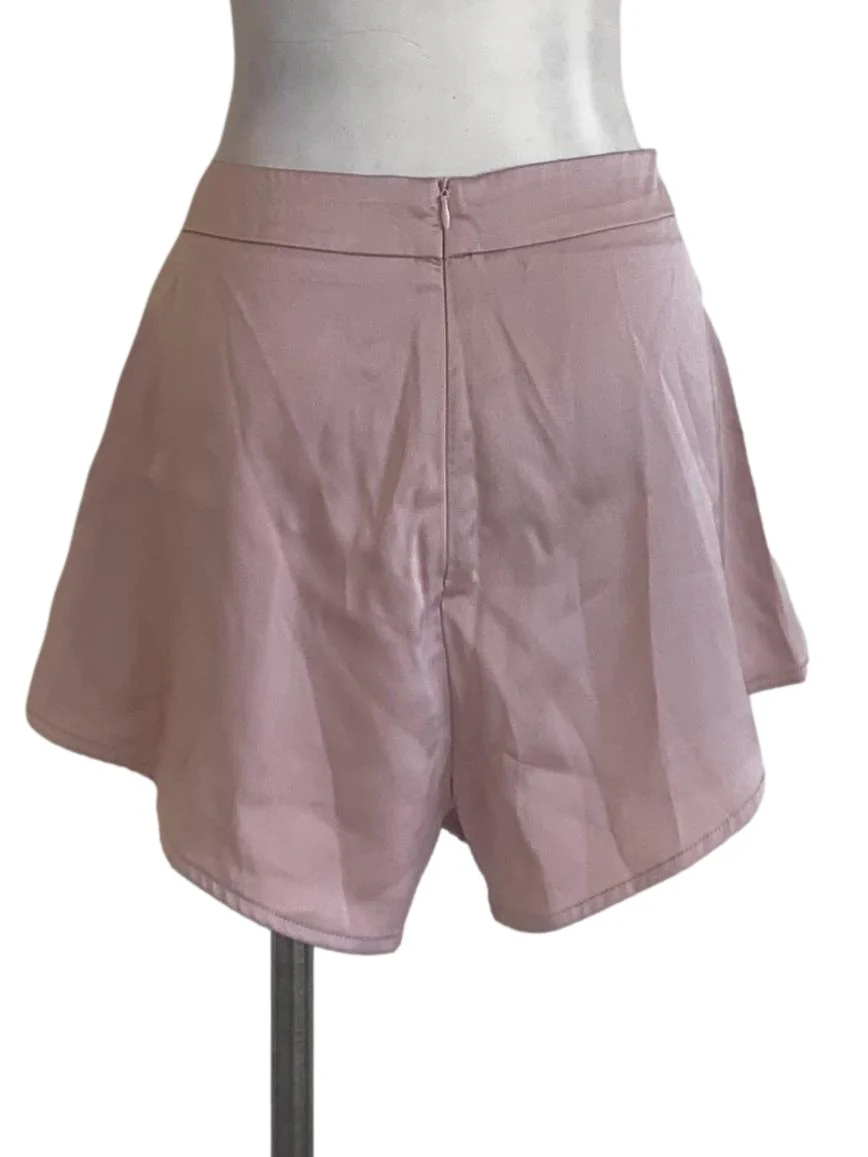 Crepe Pink A-Line Short YHF - Image 2