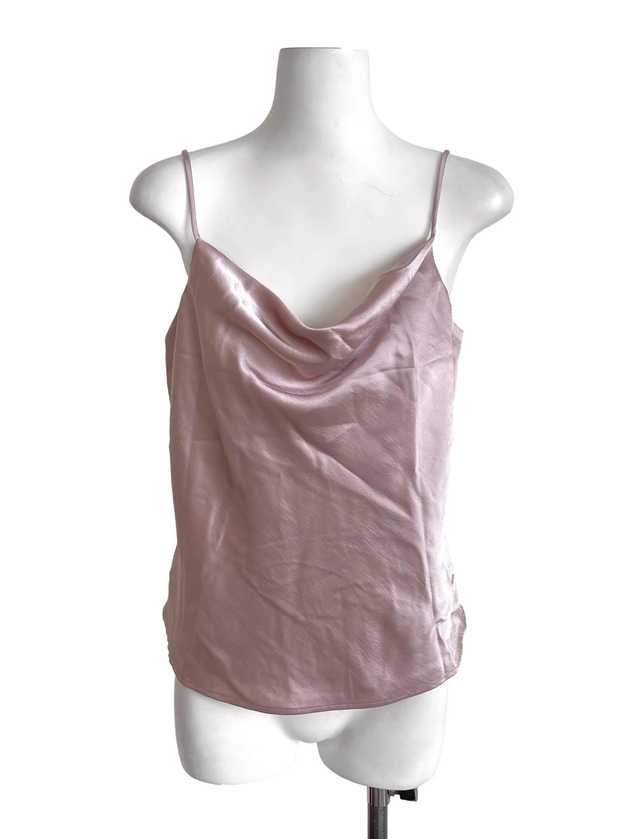 Crepe Satin Draped Camisole LB