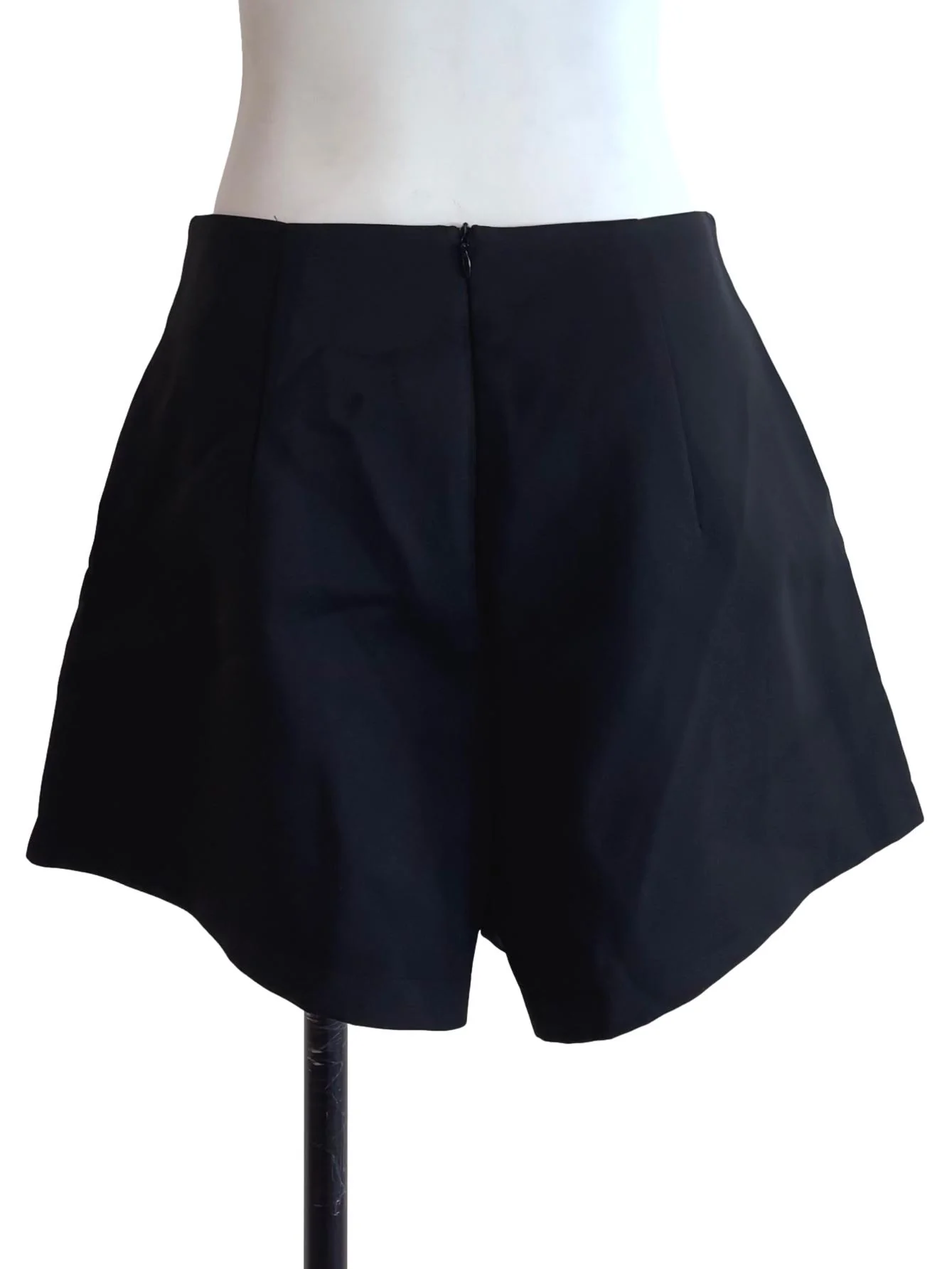 Crow Black Casual Shorts - Image 2