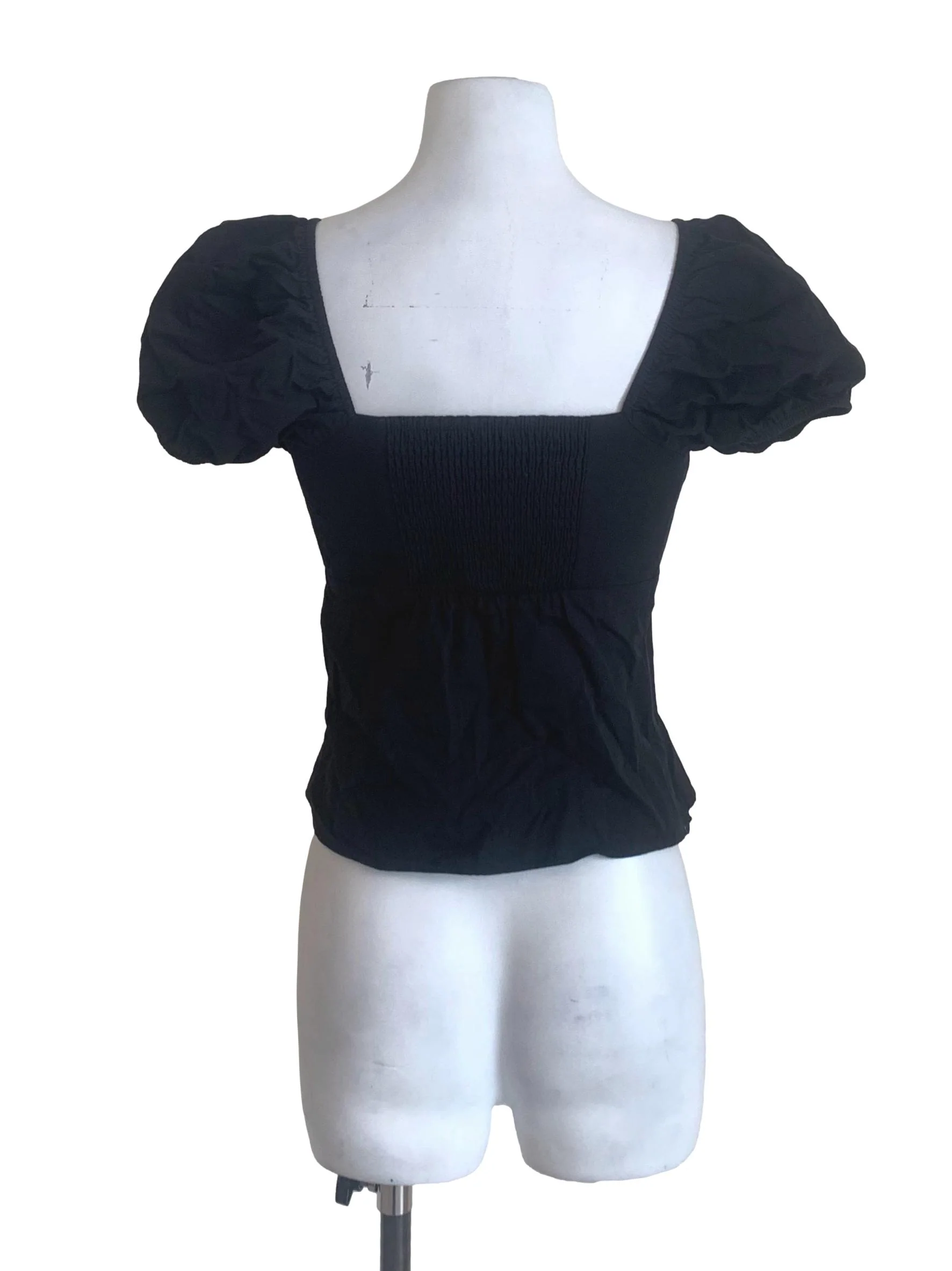 Crow Black Puff Sleeves - Image 2