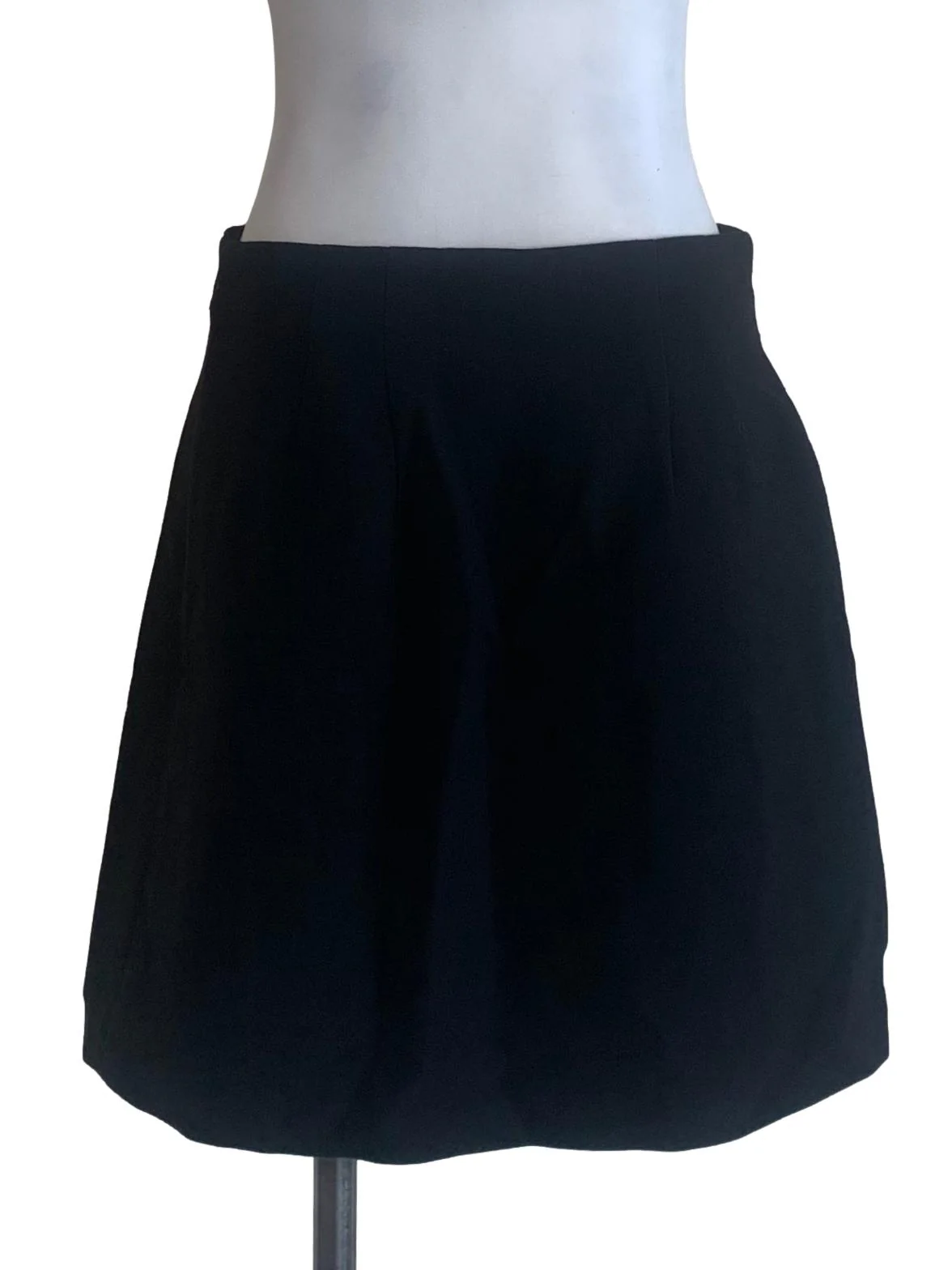 Crow Black Straight Skirt - Image 2