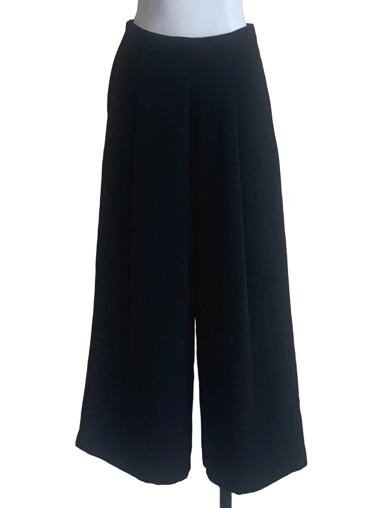 Crow Black Wide Leg Pants