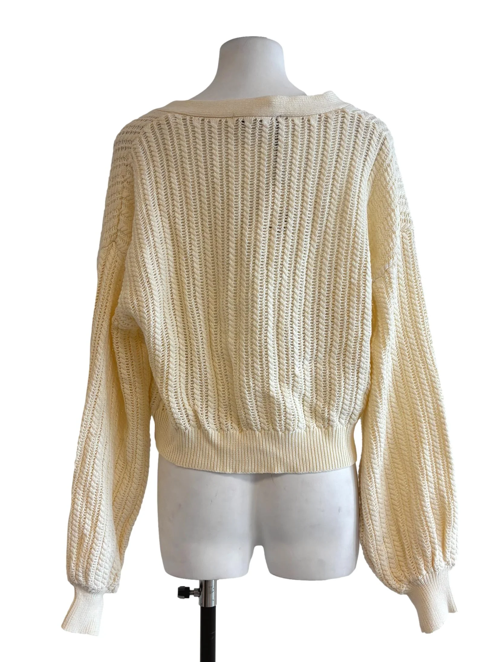 Daffodil Yellow Knit Cardigan LB - Image 2