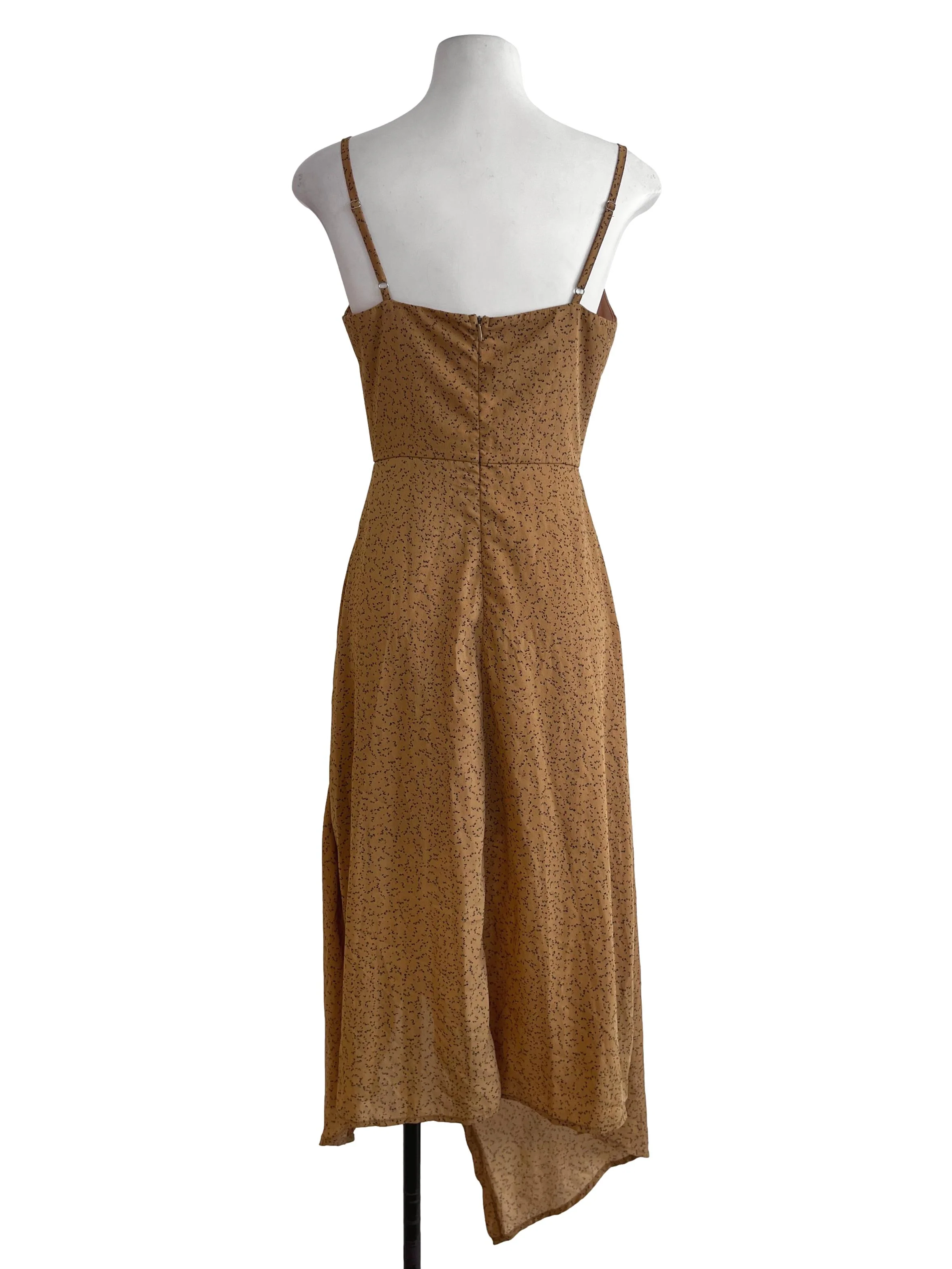 Dandelion Floral Pattern Spagathetti Strap Dress YHF - Image 2