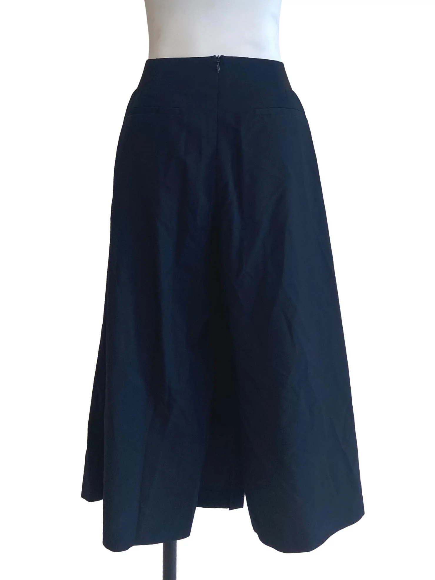 Dark Blue Twill Culottes - Image 2