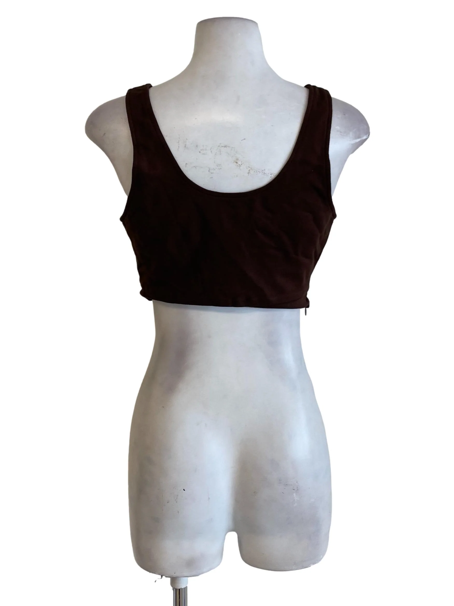 Dark Brown Reversible Tank Top - Image 2