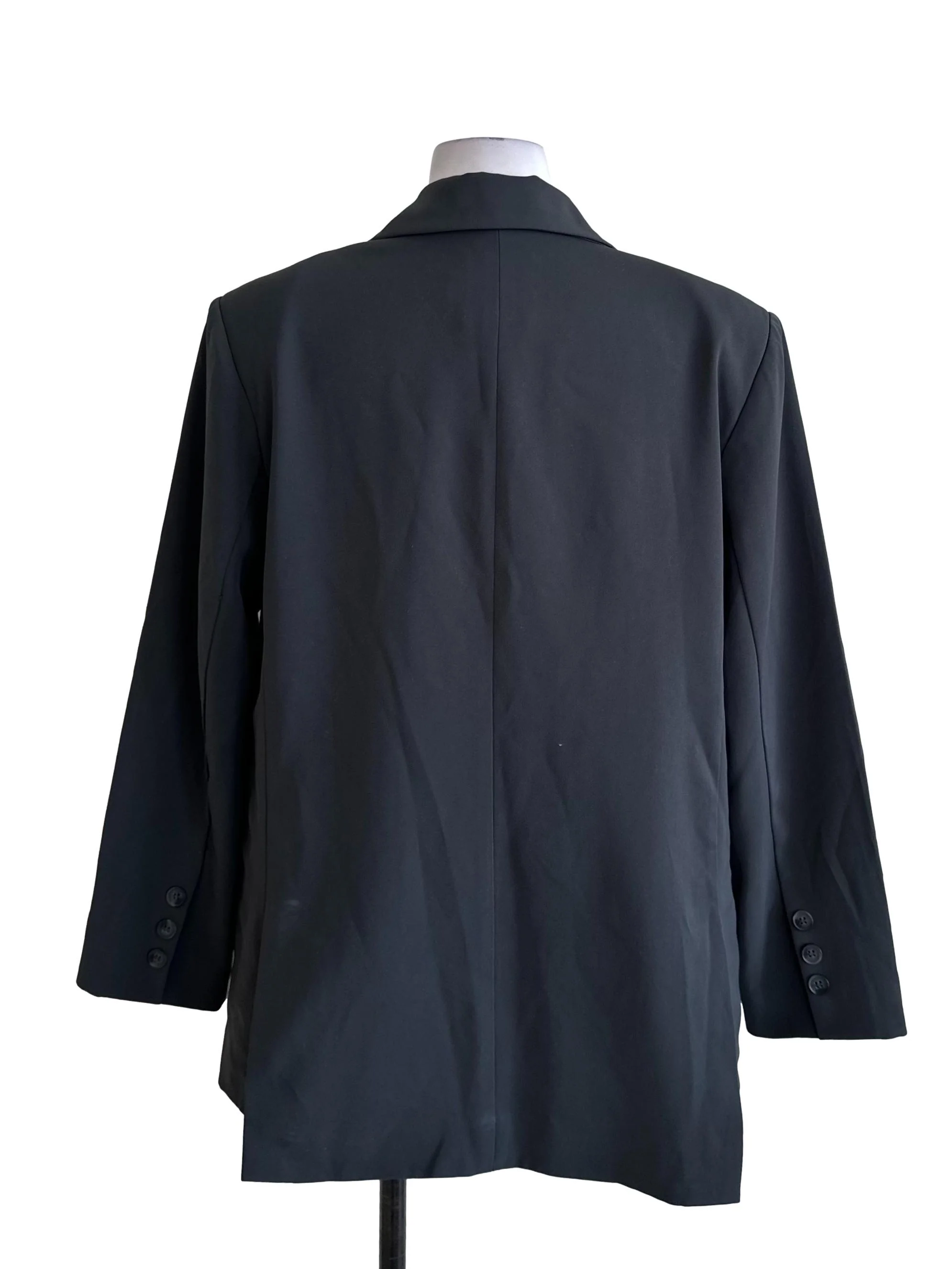 Dark Cloud Grey Collar Blazer - Image 2