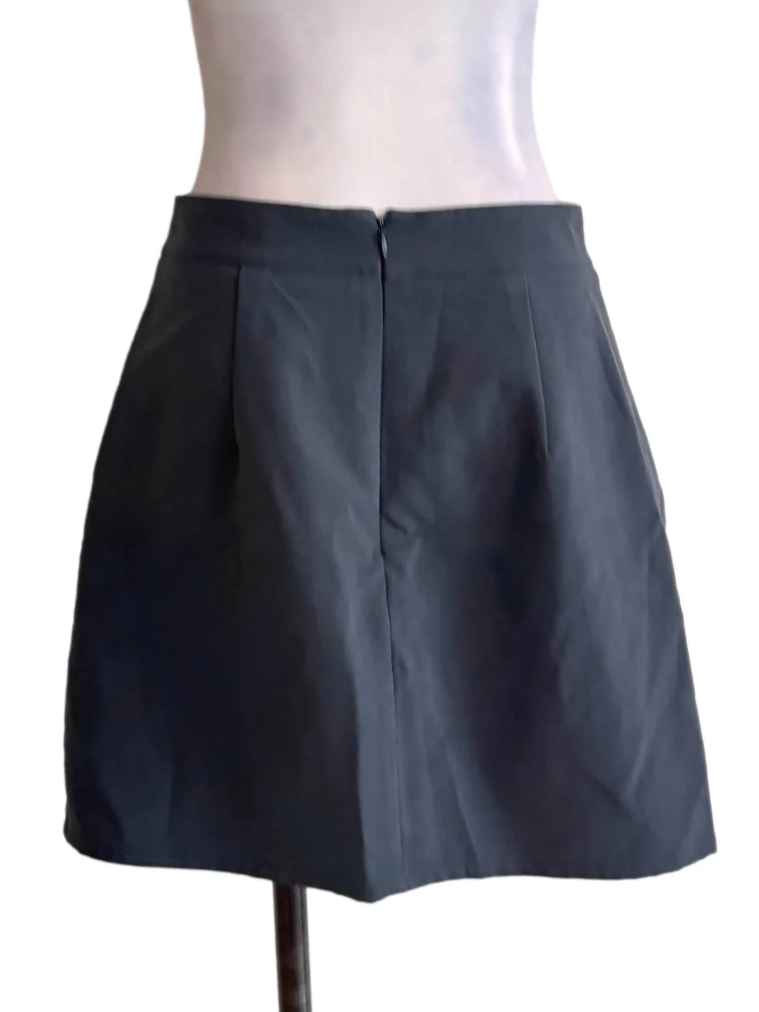 Dark Grey Asymmetric Skorts - Image 2