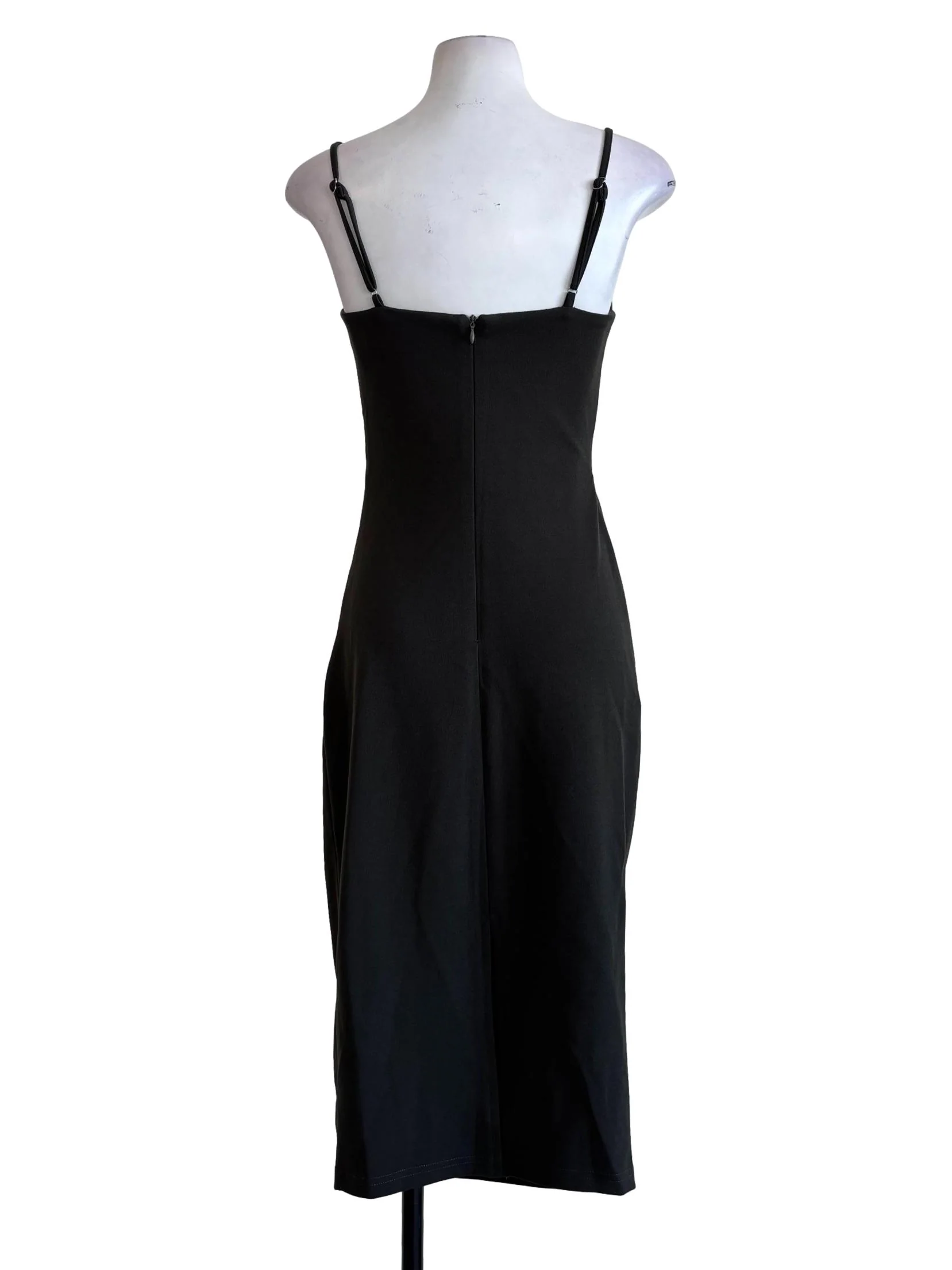 Dark Hunter Green Bodycon Dress - Image 2