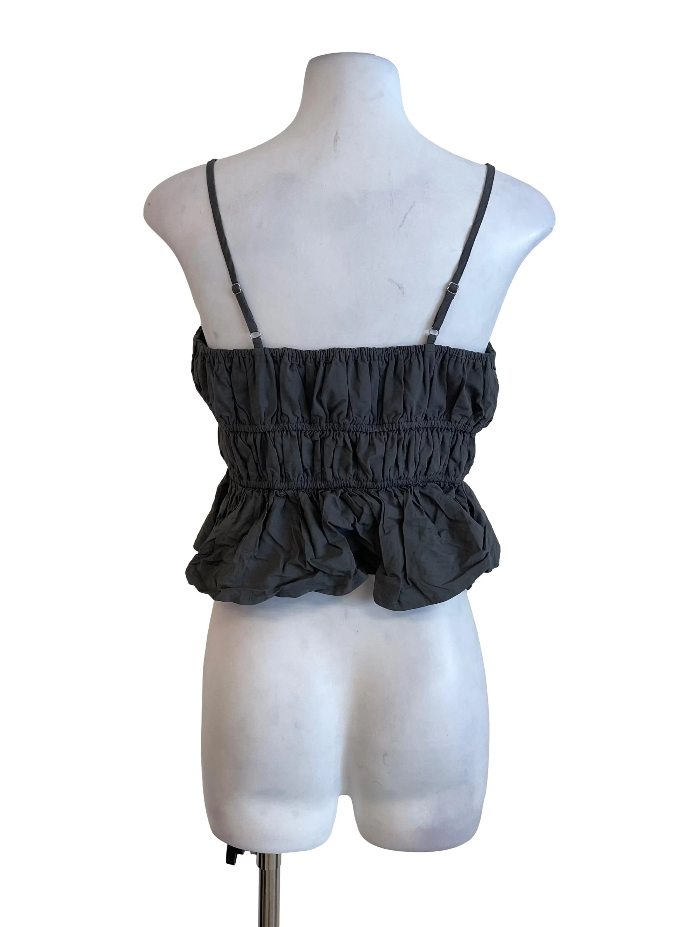 Dark Sage Tiered Three Knots Cami Top - Image 2