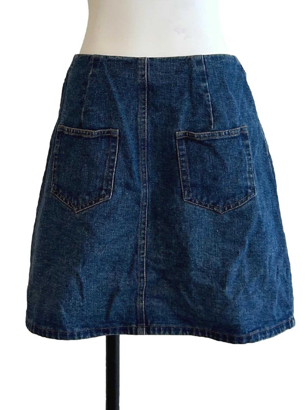 Deep Blue Denim Skirt TCL - Image 2