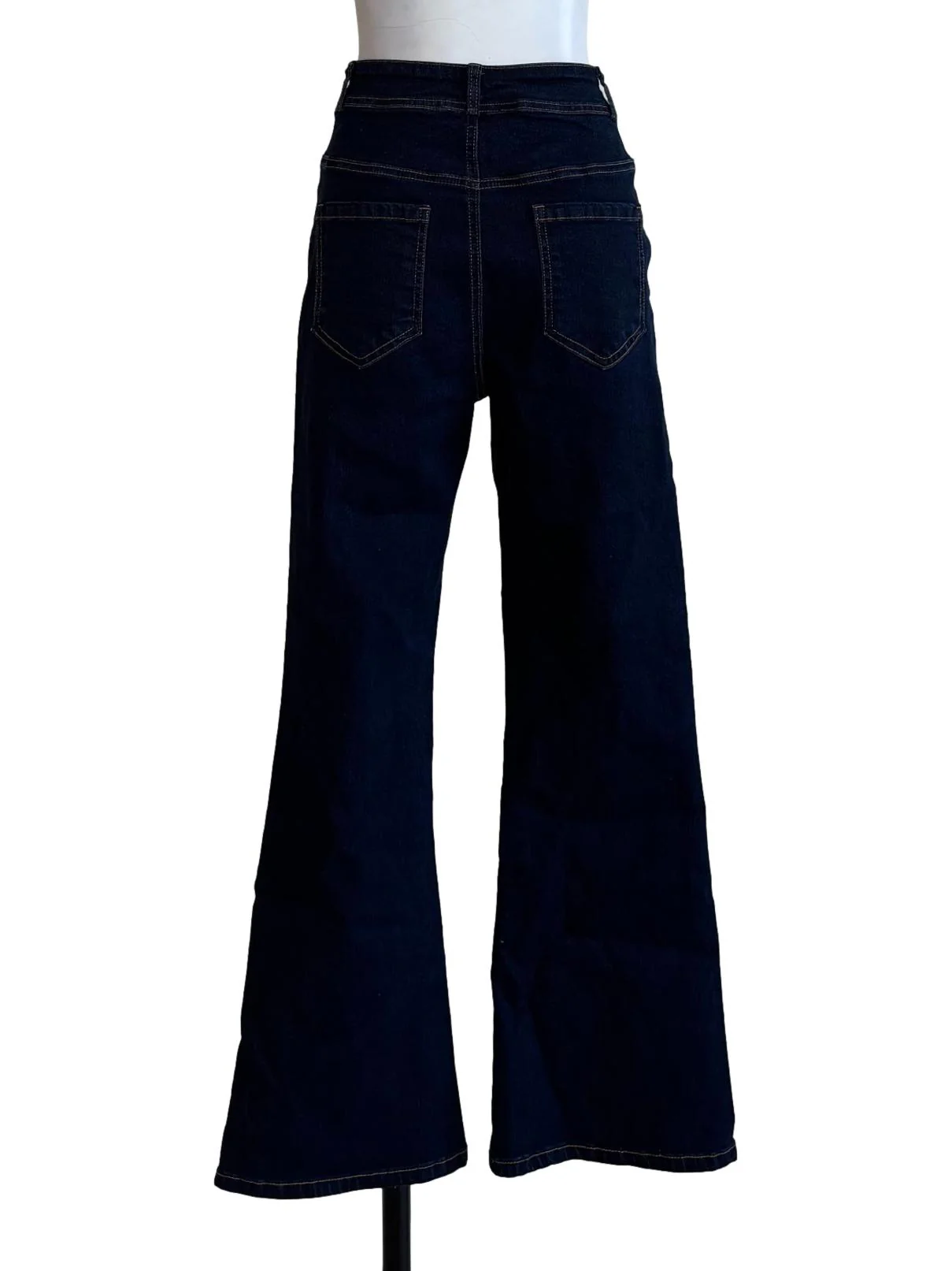 Denim Blue Bootcut Jeans - Image 2
