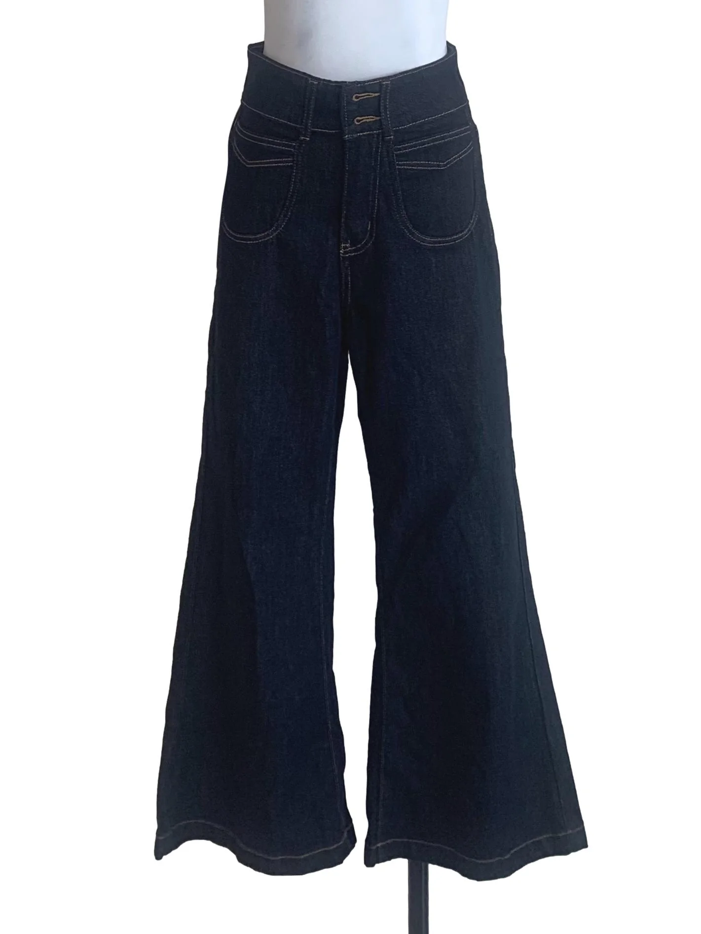 Denim Blue Flare Jeans