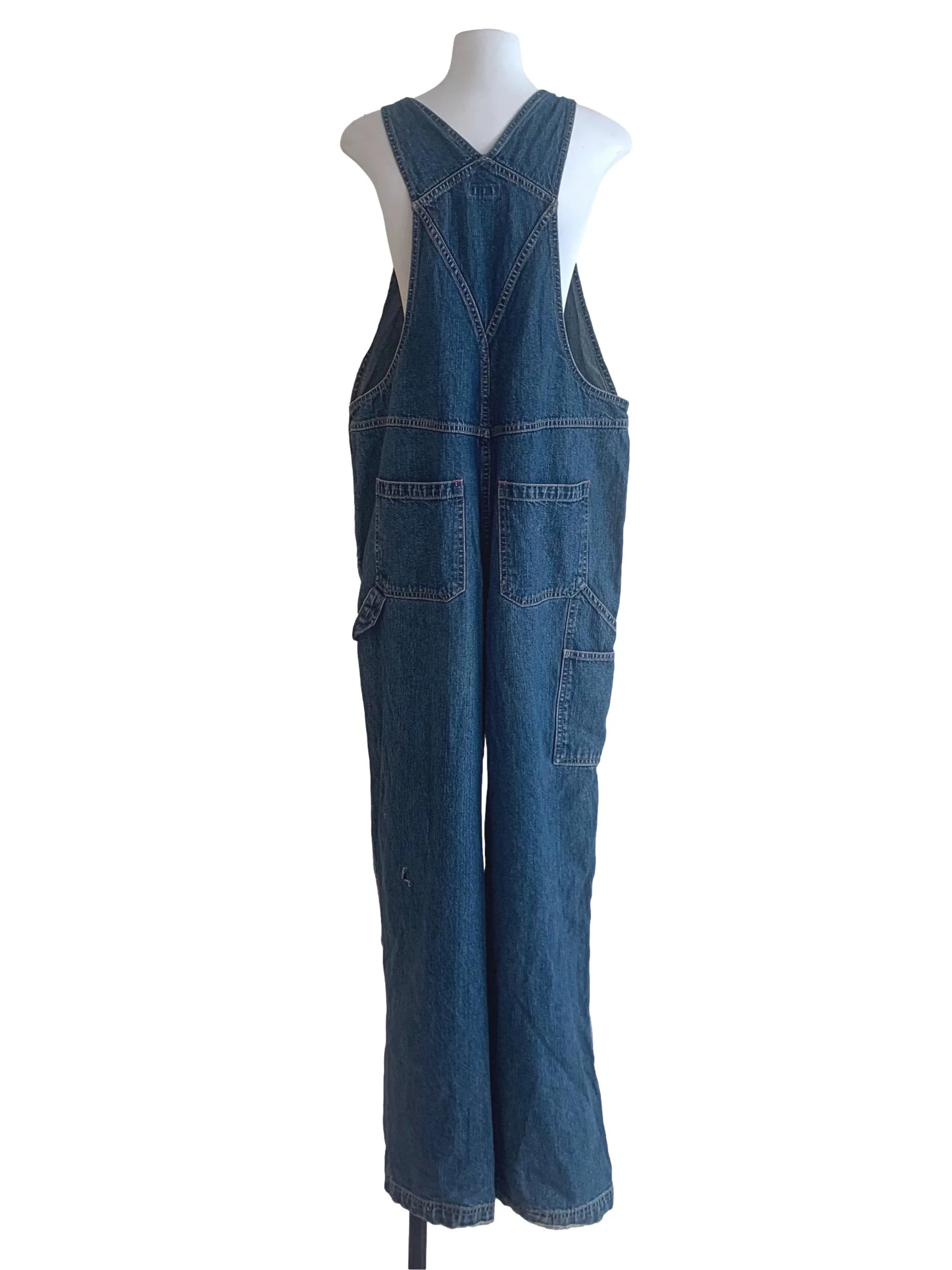 Denim Blue Jeans Jumpsuit - Image 2