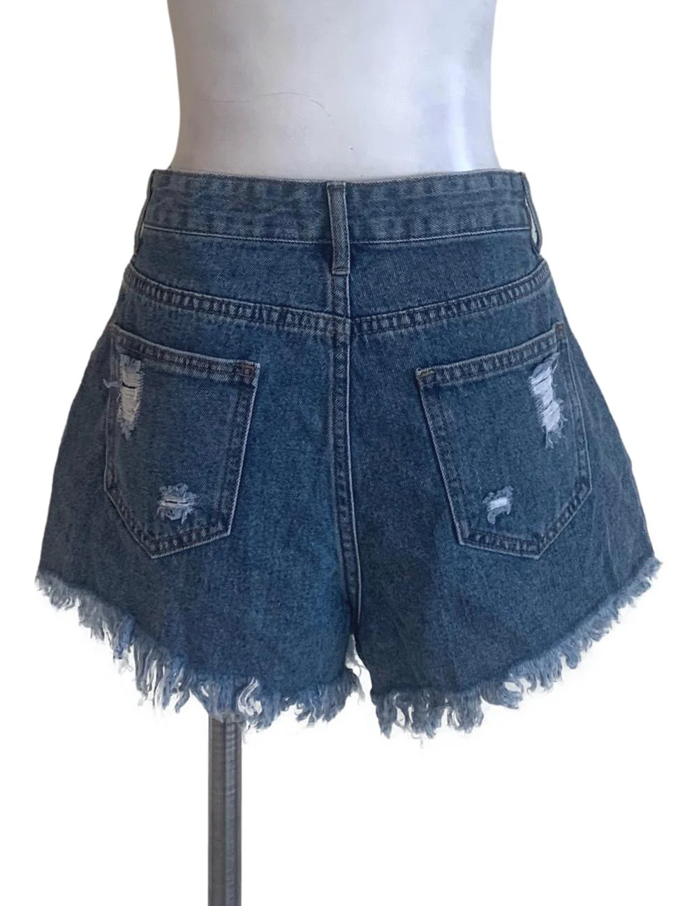 Denim Blue Short Jeans YHF - Image 2
