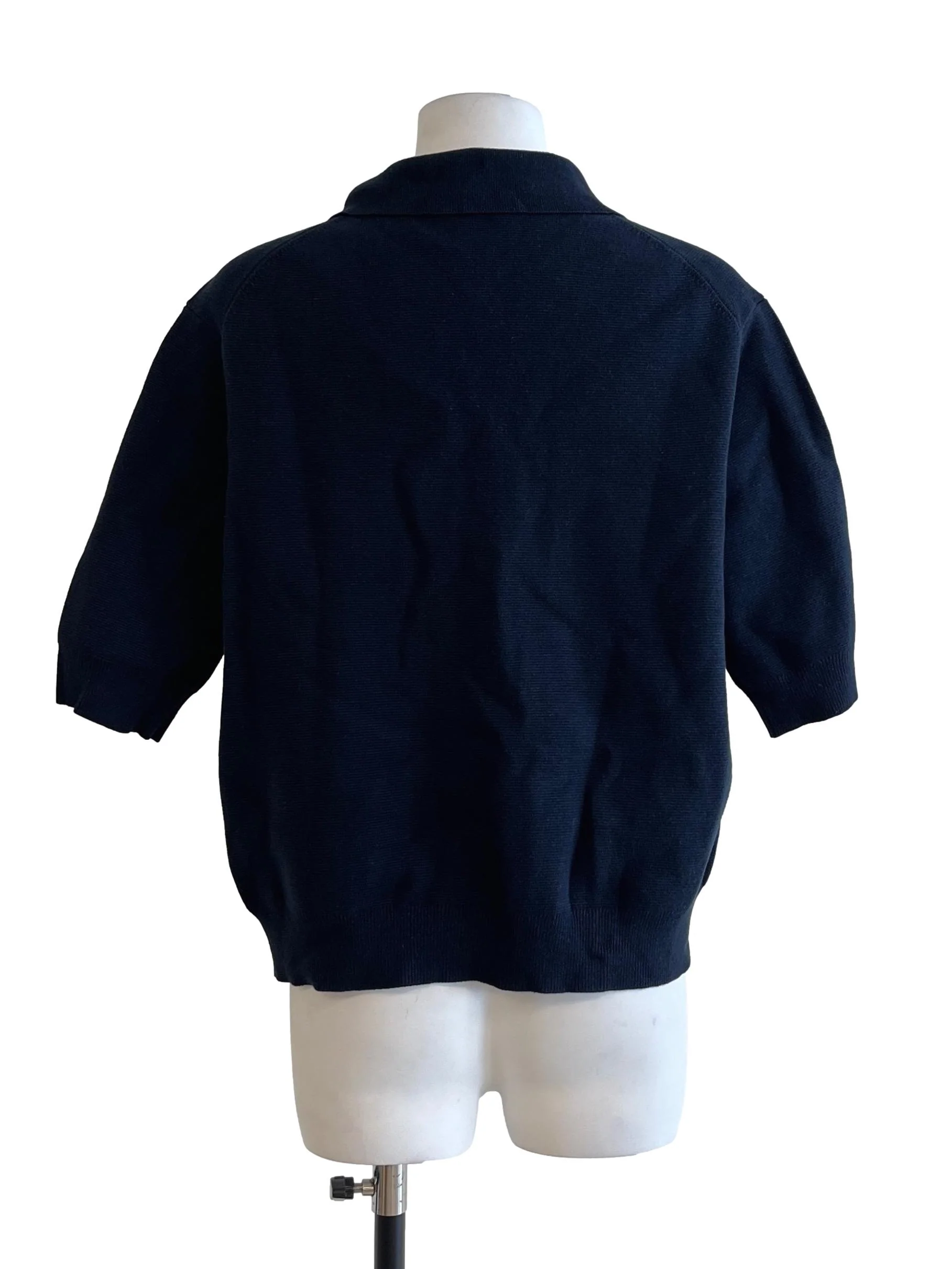 Denim Blue Short Sleeve Top - Image 2