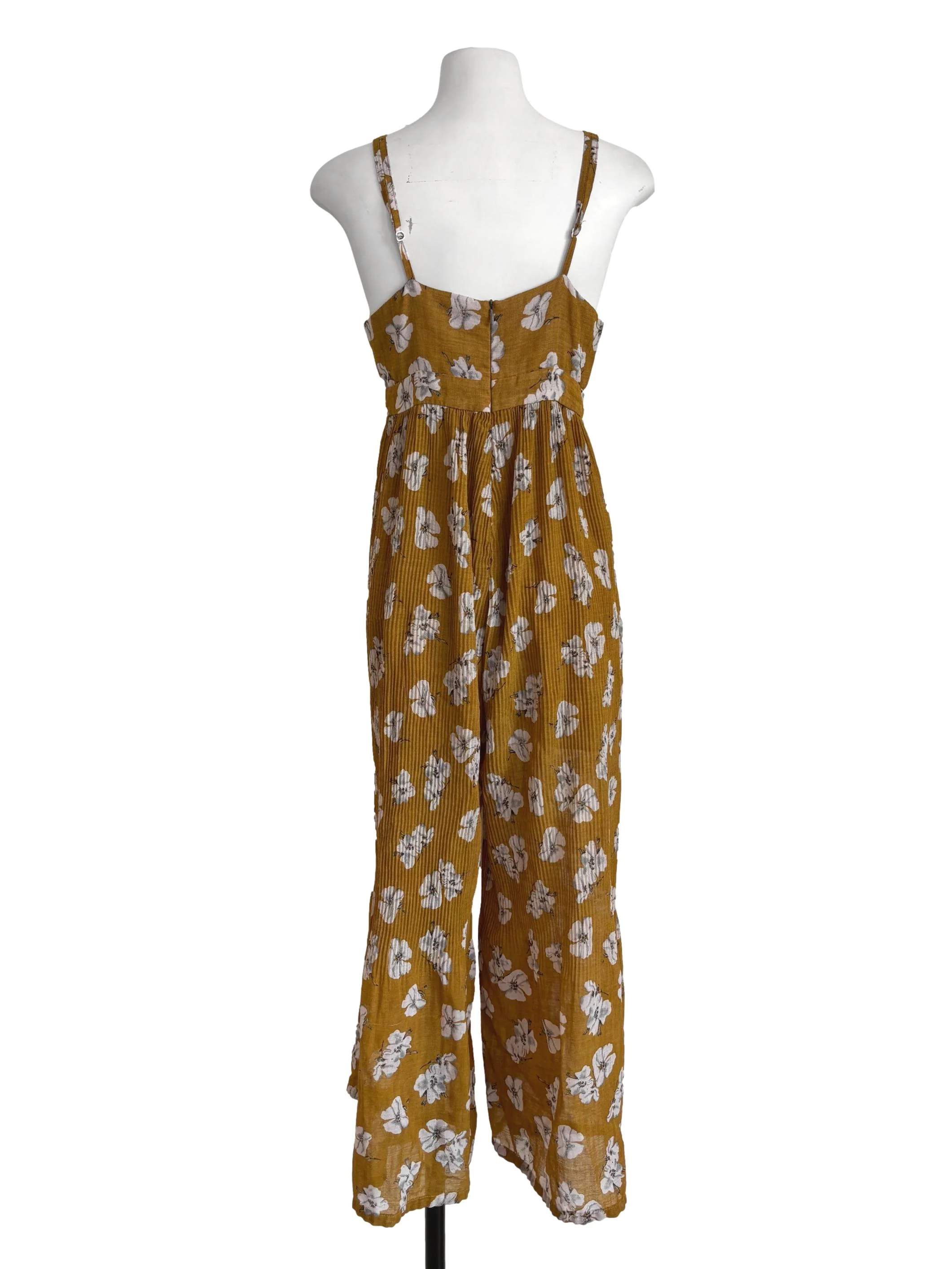 Dijon Yellow Floral Camisole Jumpsuit - Image 2