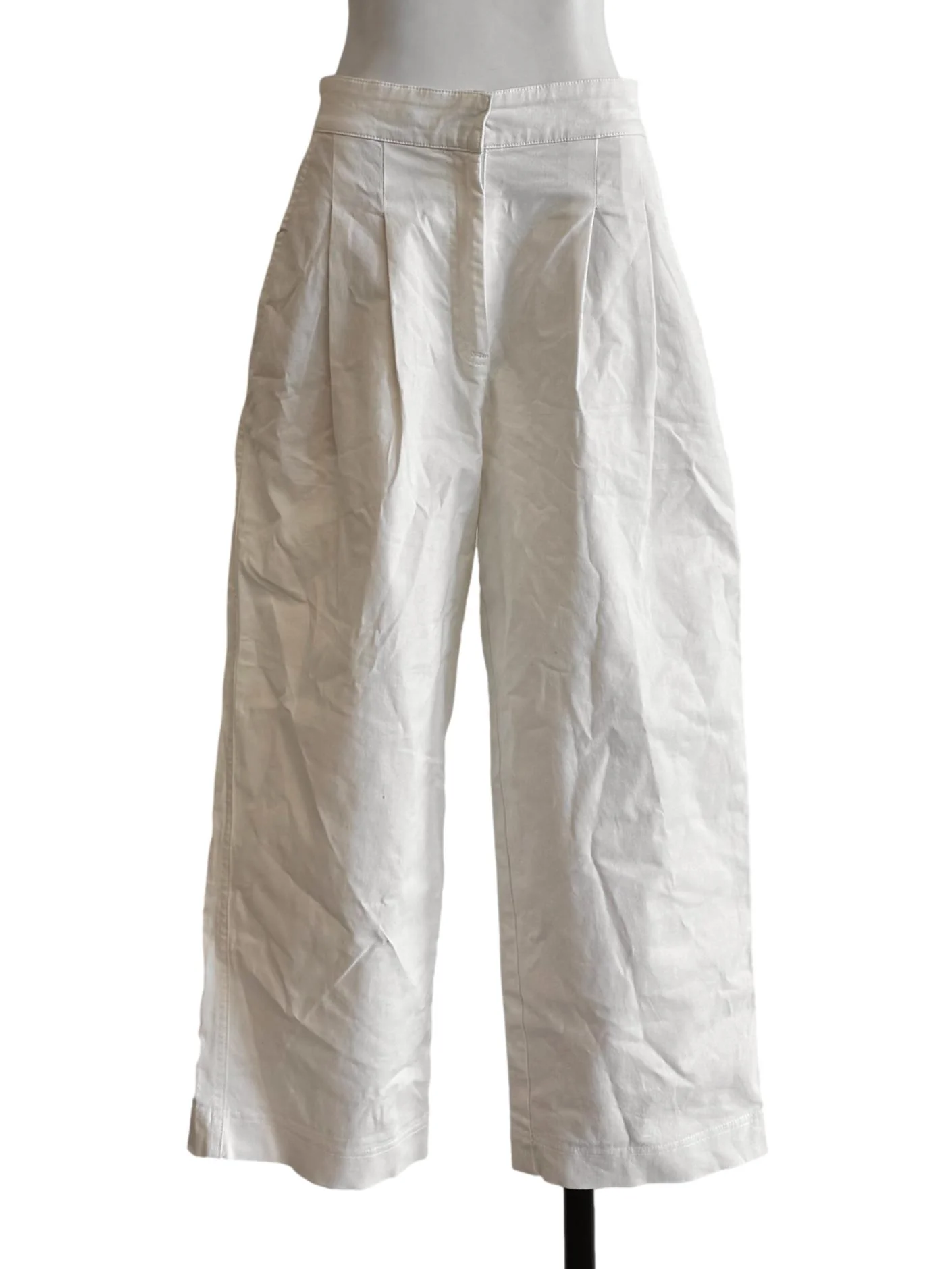 Double Pleat Cotton Pants OSN