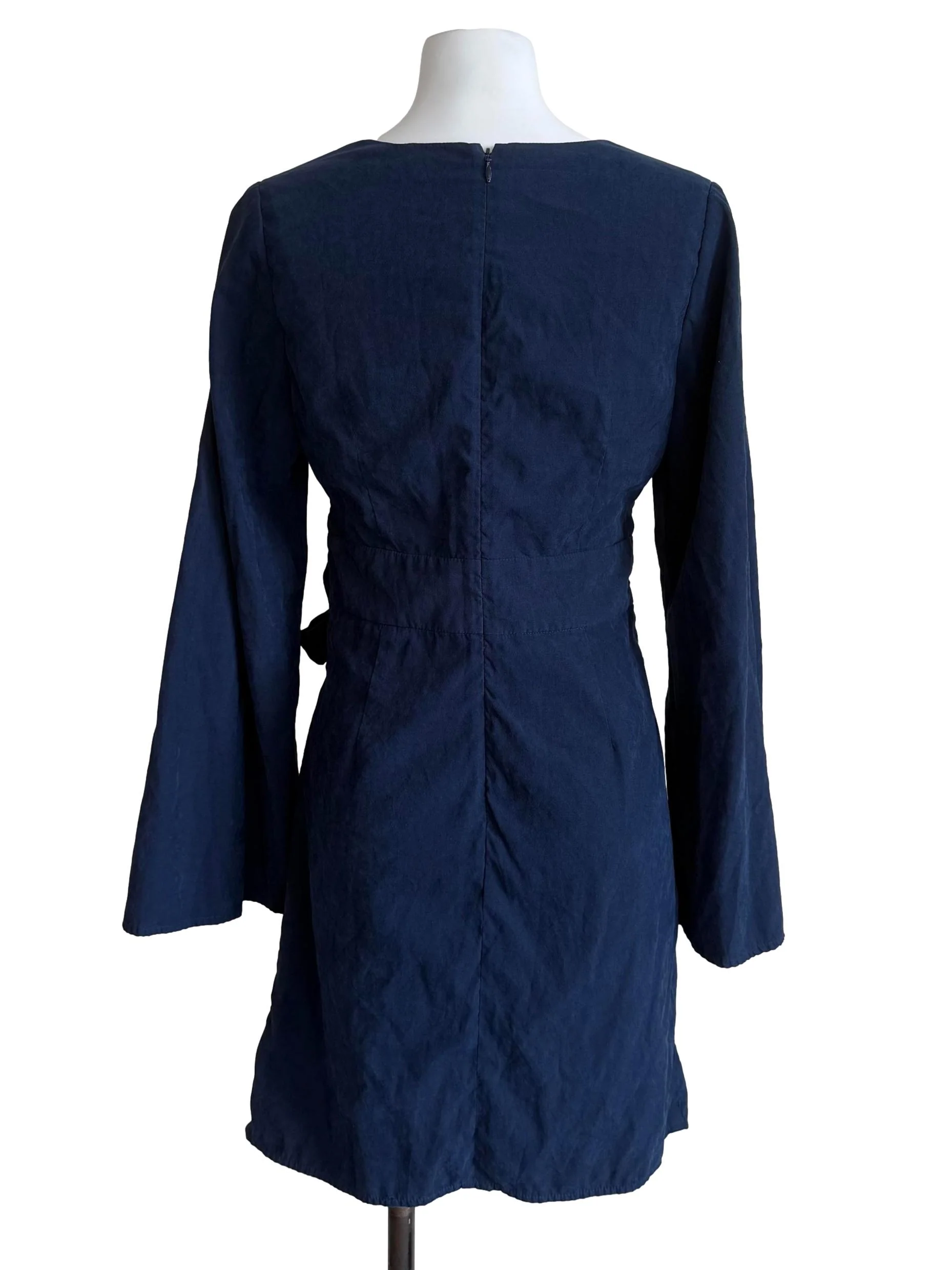 Dull Cobalt Wendy Wrap Dress - Image 2