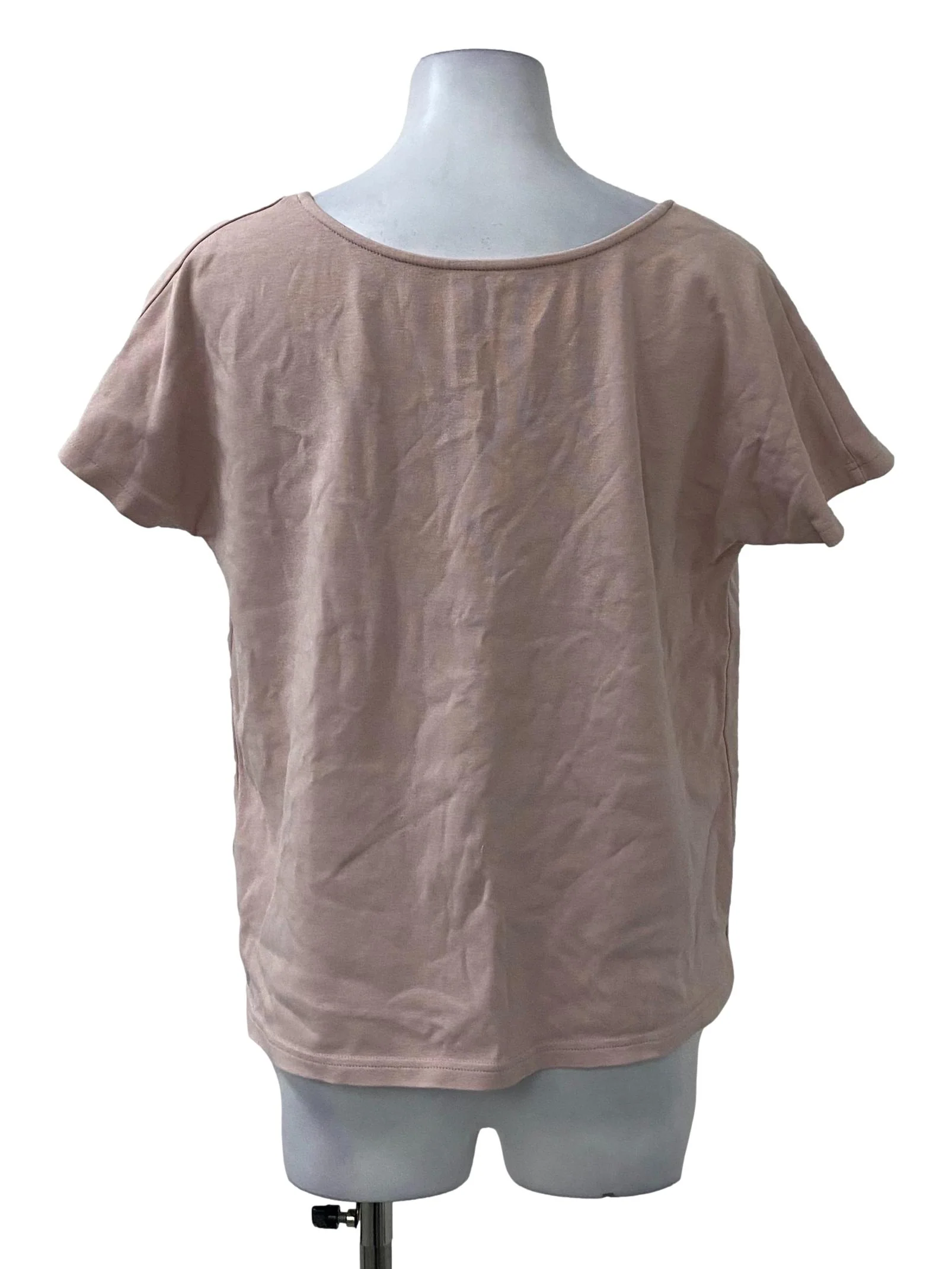 Dust Pink V-Neck Top - Image 2