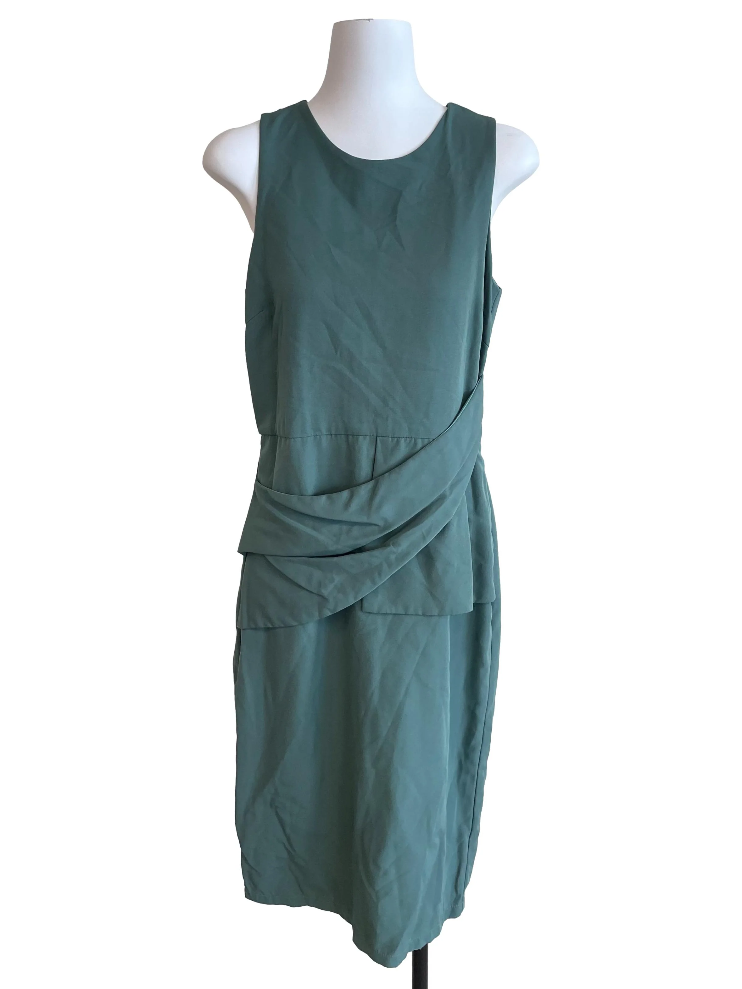 Dusty Fern Overlay Dress