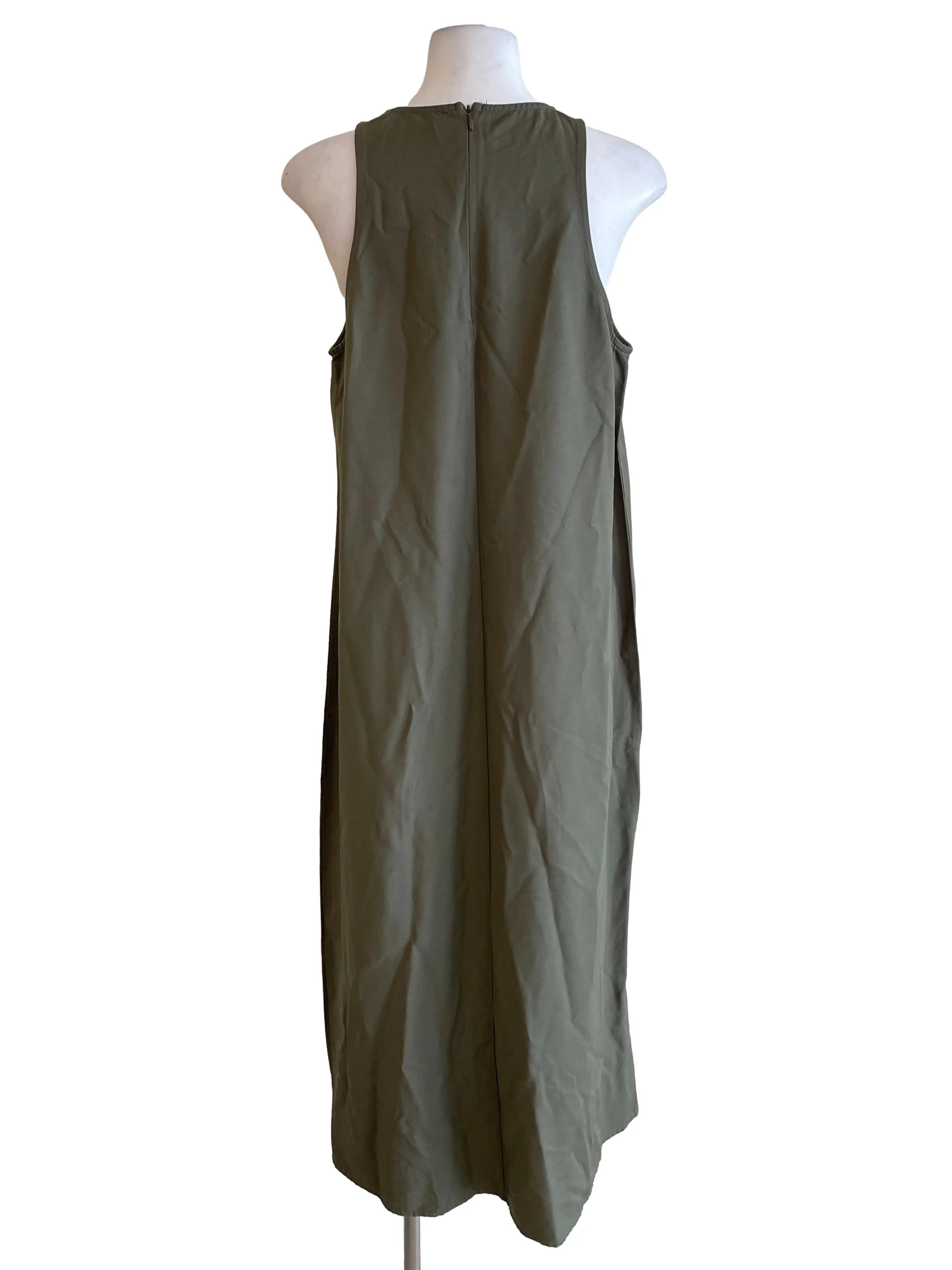 Dusty Green Tent Tank Dress - Image 2