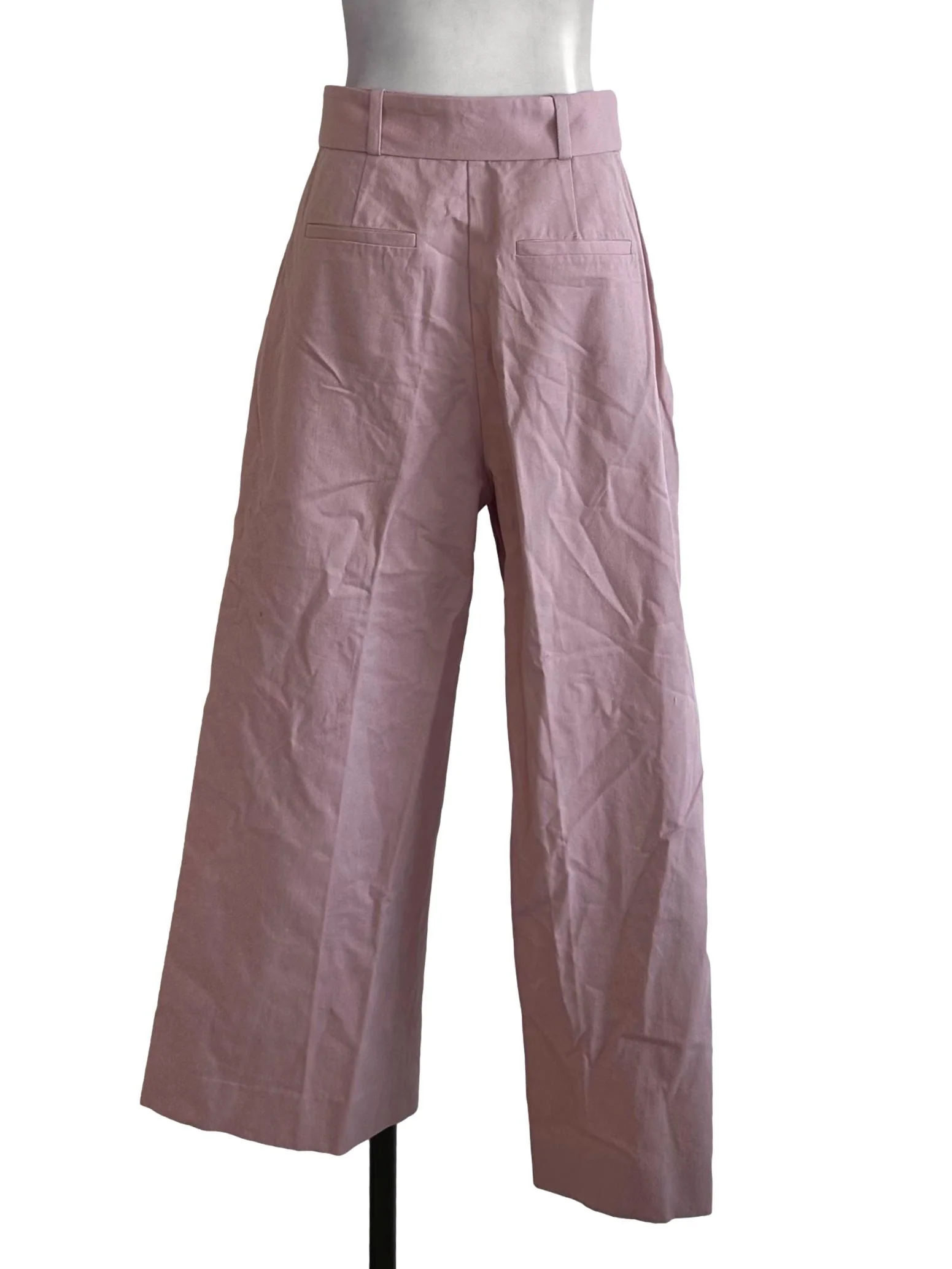 Dusty Pink Belt Strap Formal Pants LB - Image 2