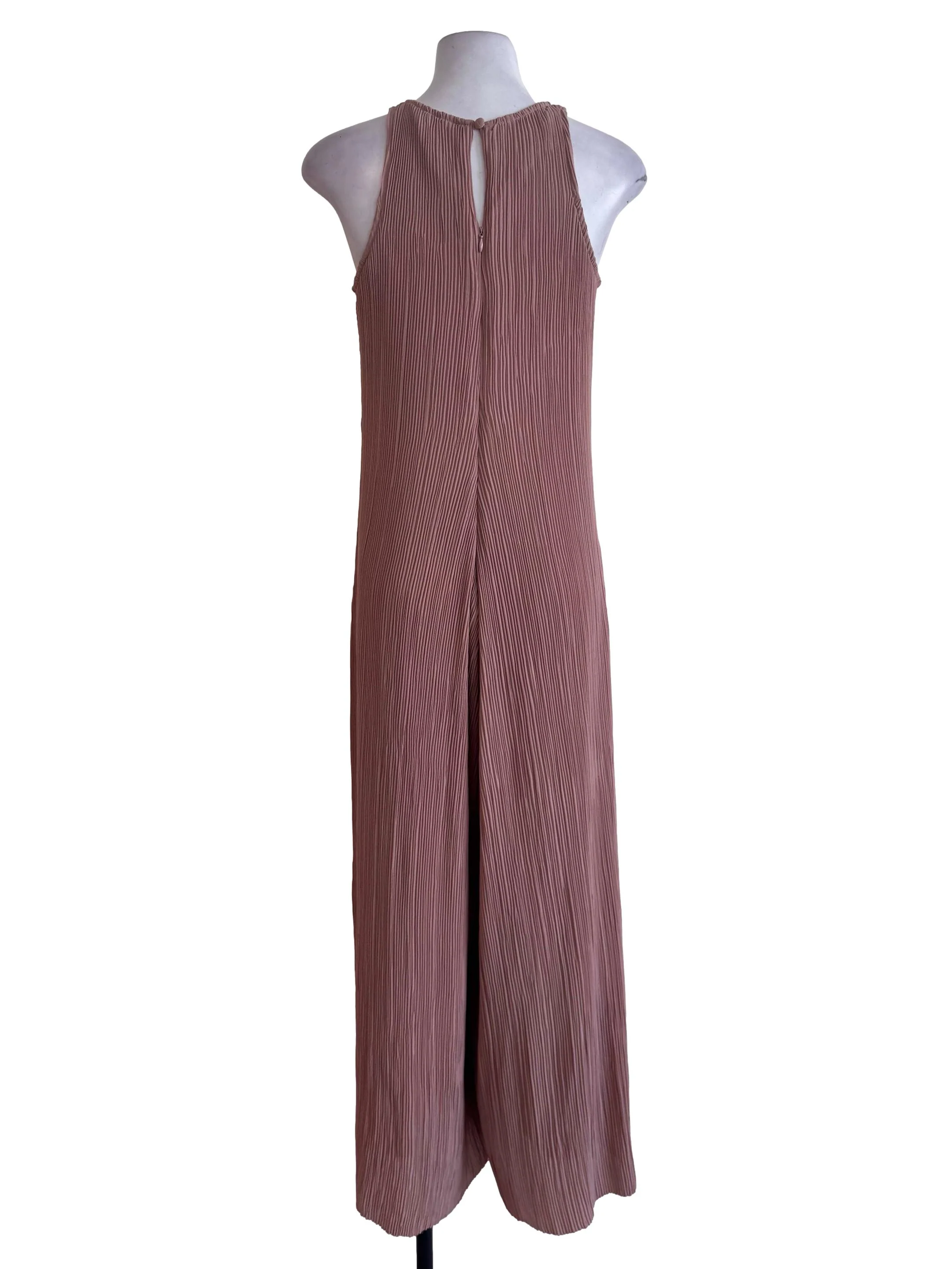 Dusty Pink Pleated Jumpsuits - Image 2
