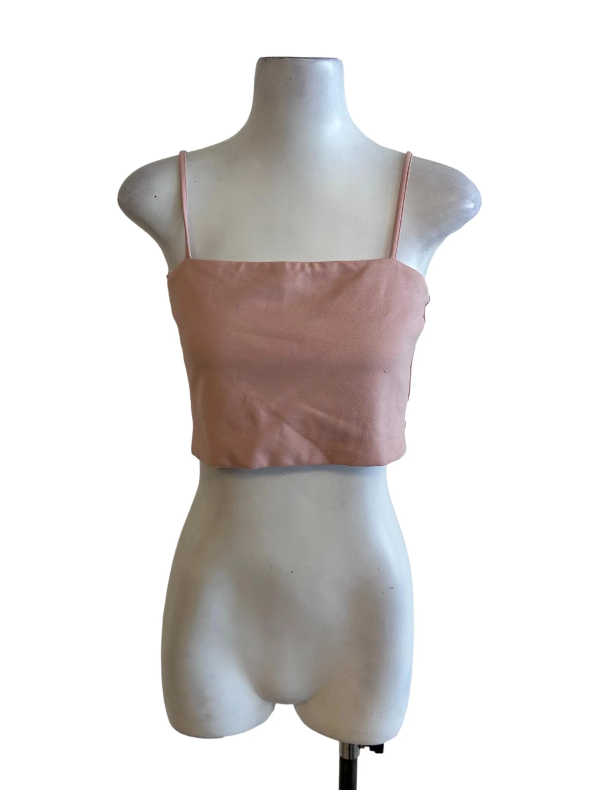 Dusty Pink Square Neck Top