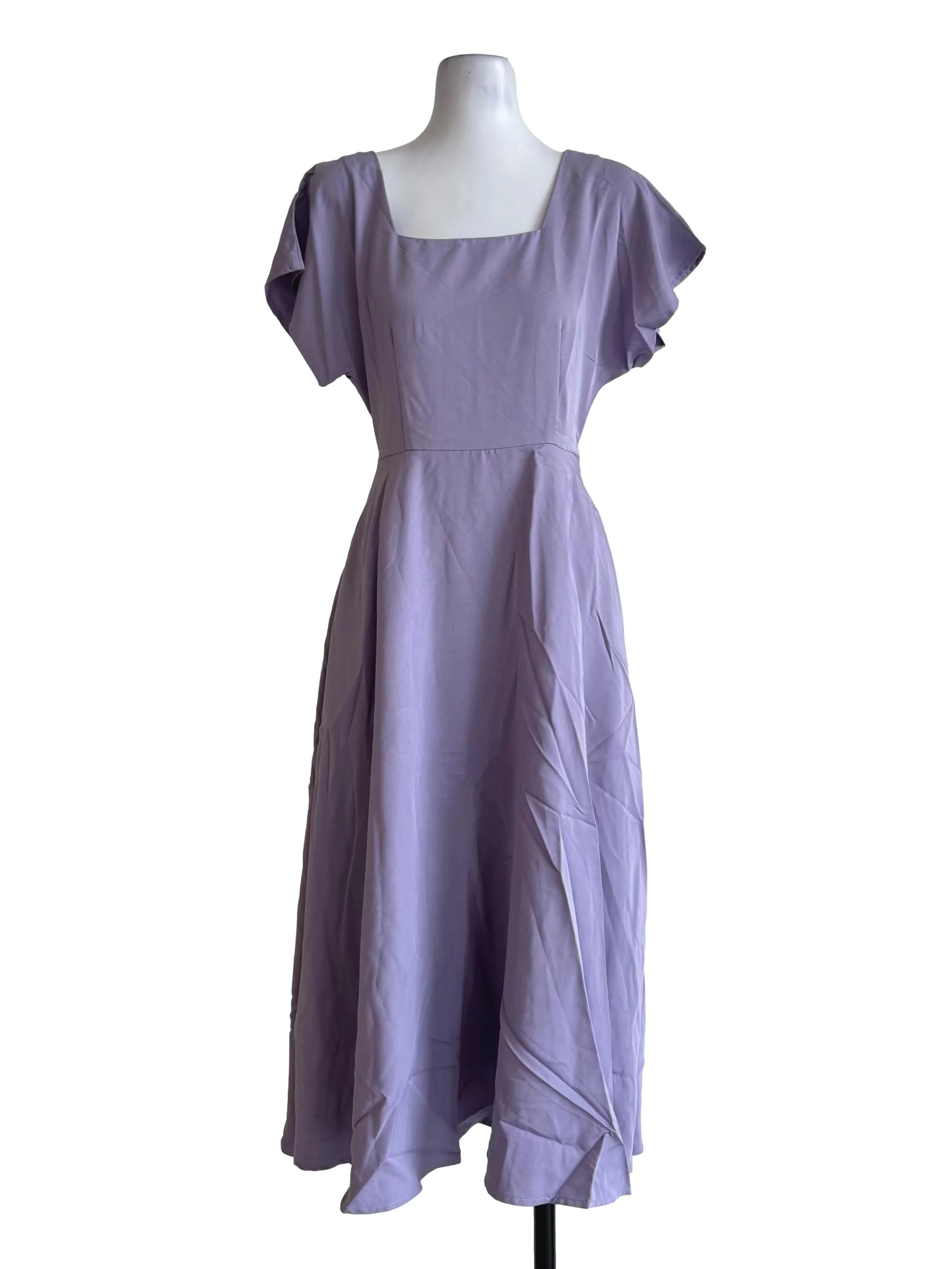 Dusty Purple Empire Dress