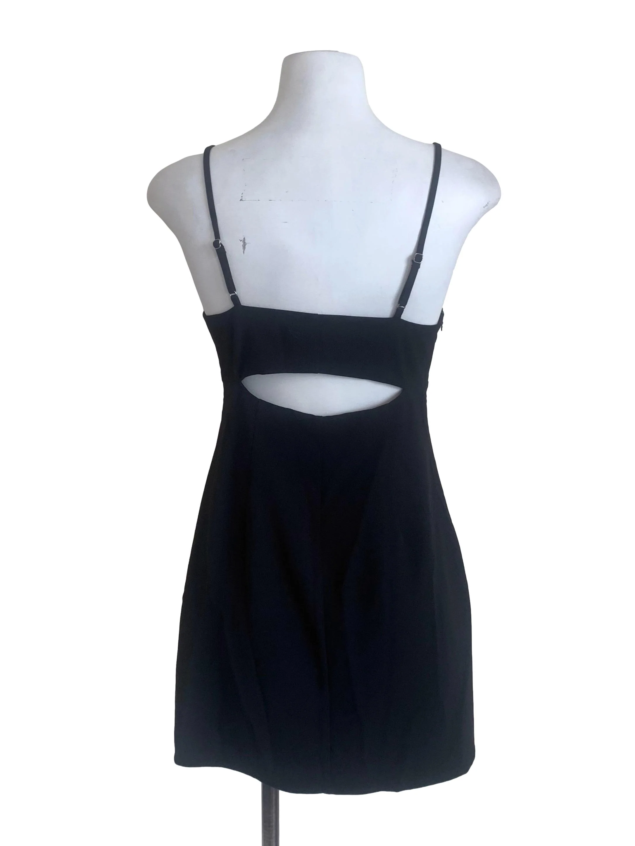 Ebony Black A-Line Dress - Image 2