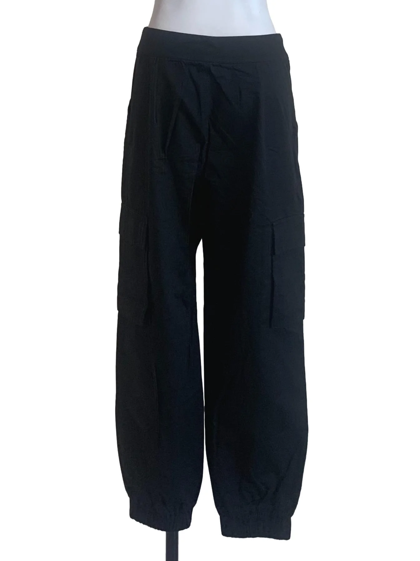 Ebony Black Cargo Pants YHF - Image 2
