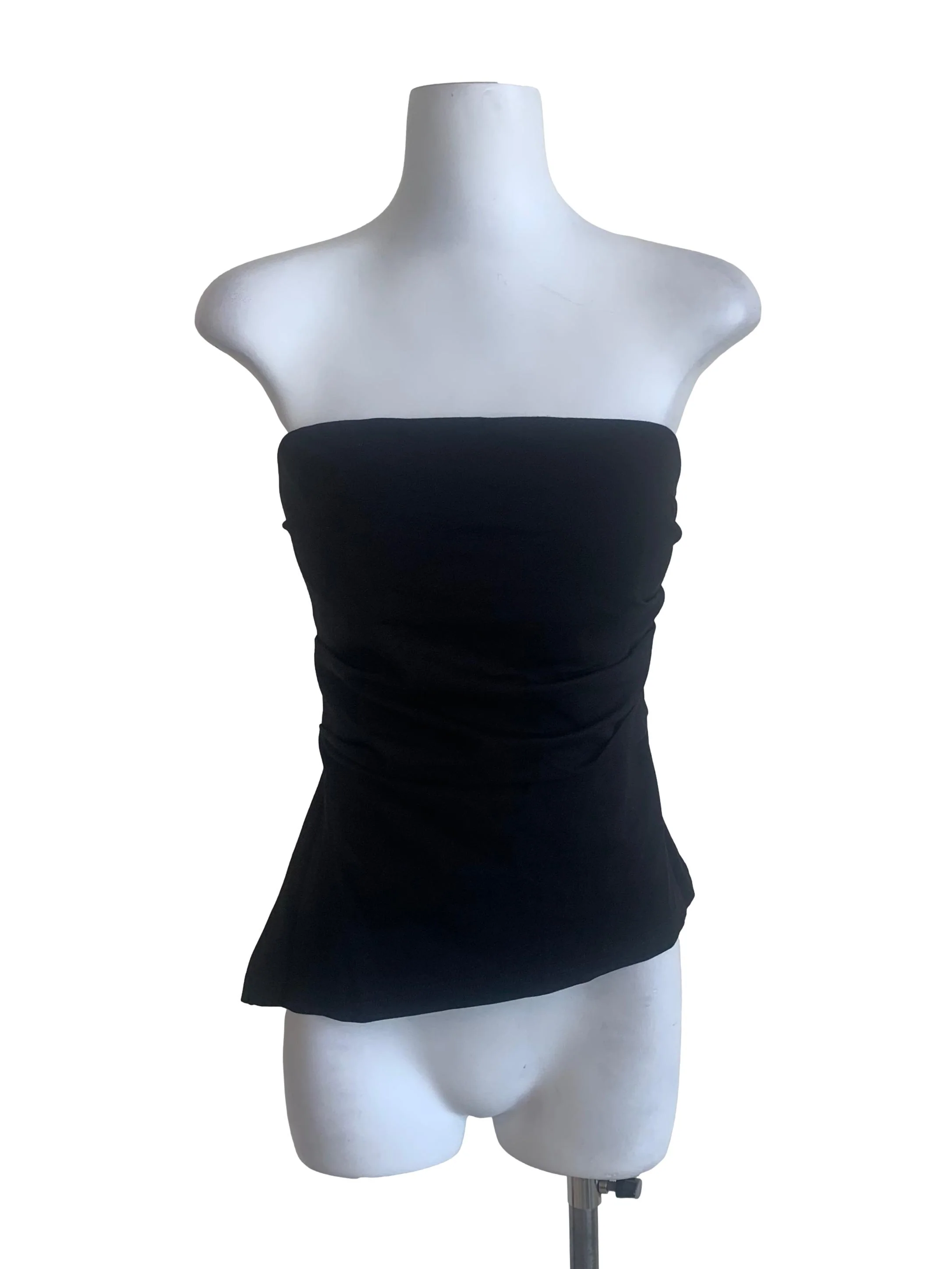 Ebony Black Strapless Top
