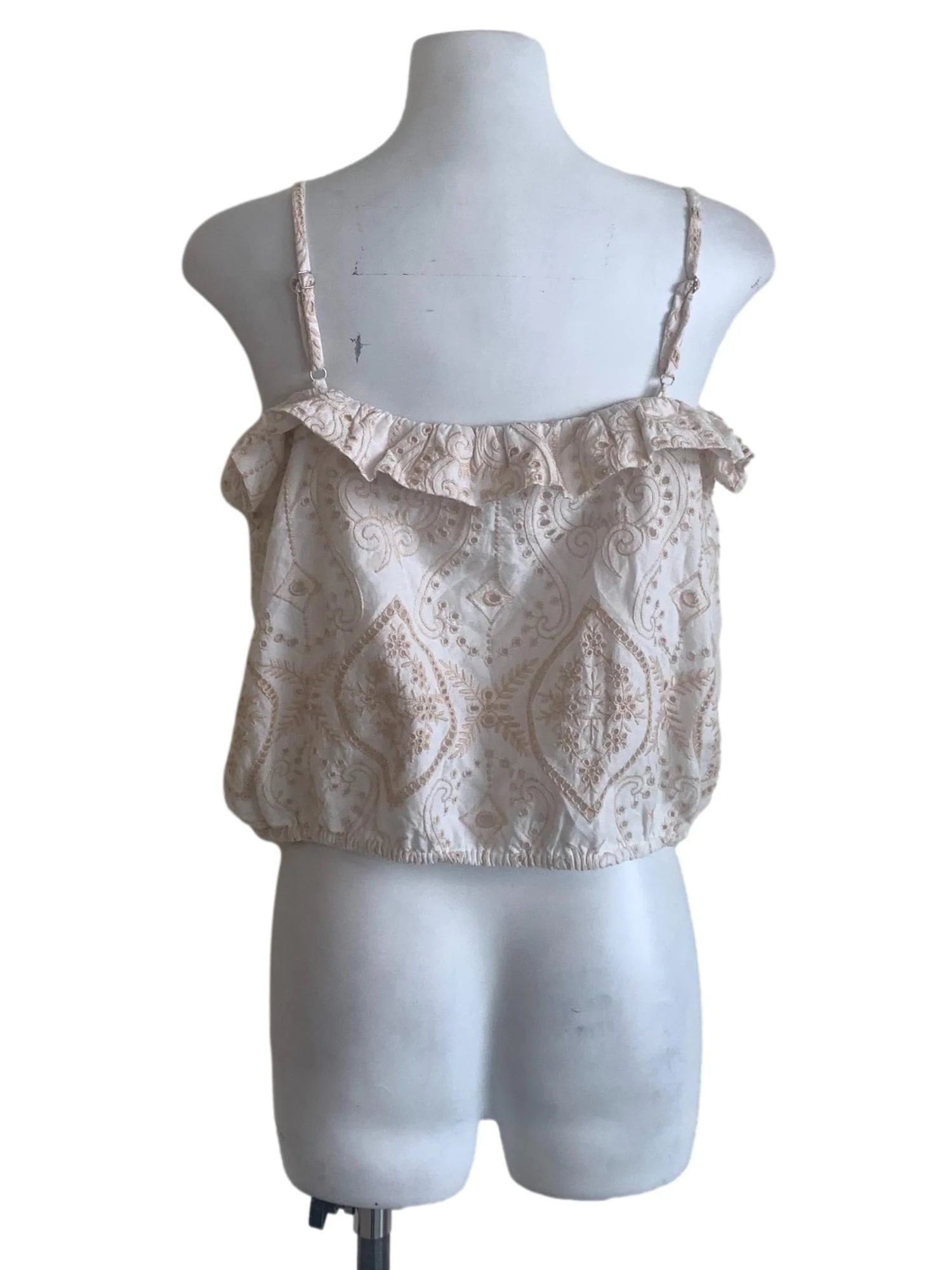 Egg Nog Beige Pattern Top - Image 2
