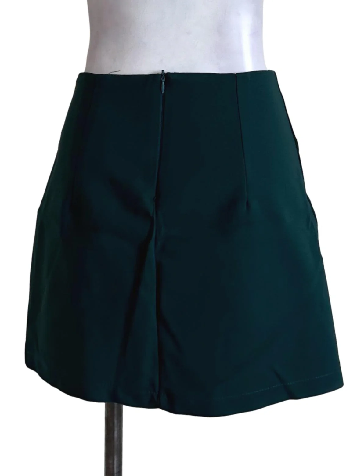 Emerald Green Asymmetric Skorts - Image 2