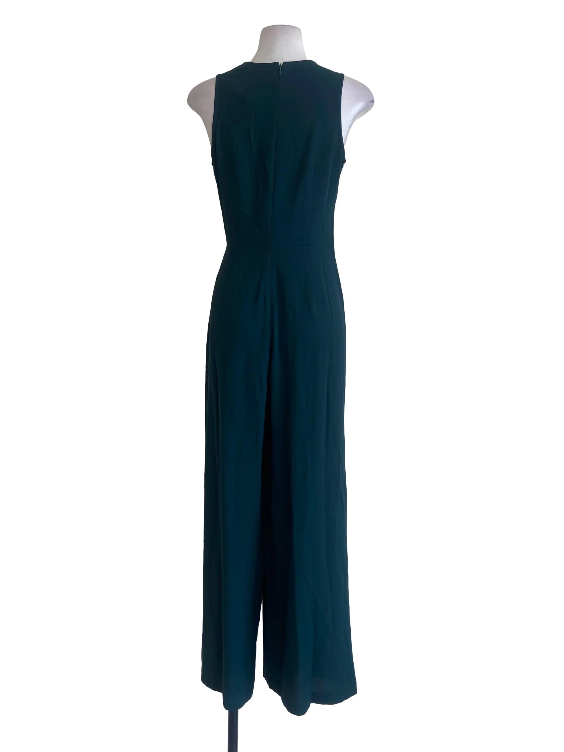 Emerald Green Halter Neck Sleeveless Jumpsuits - Image 2