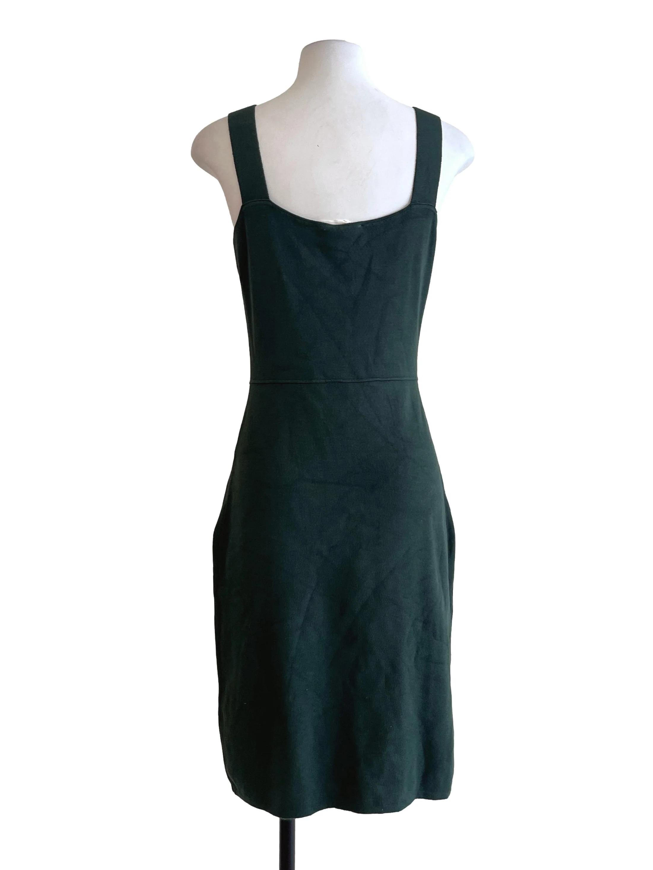 Emerald Green Scoop Sleeveless Bodycon Dress TCL - Image 2