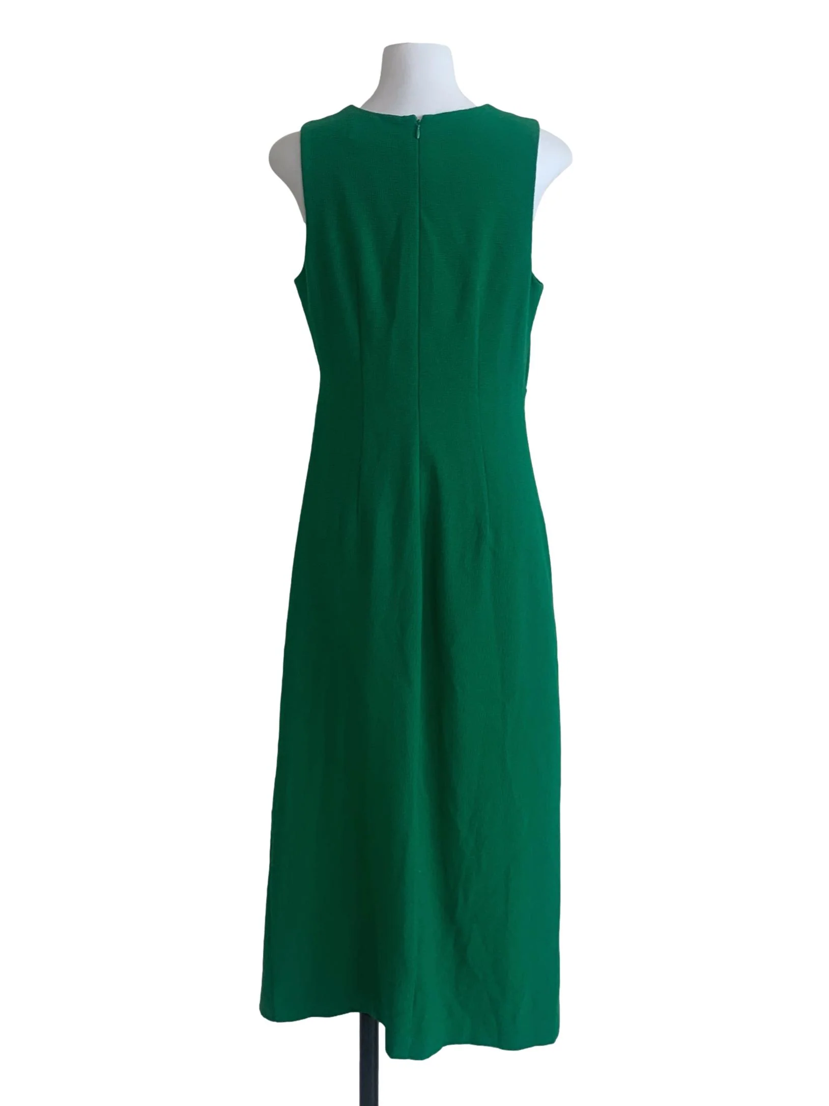 Fern Green Round Neck Dress - Image 2