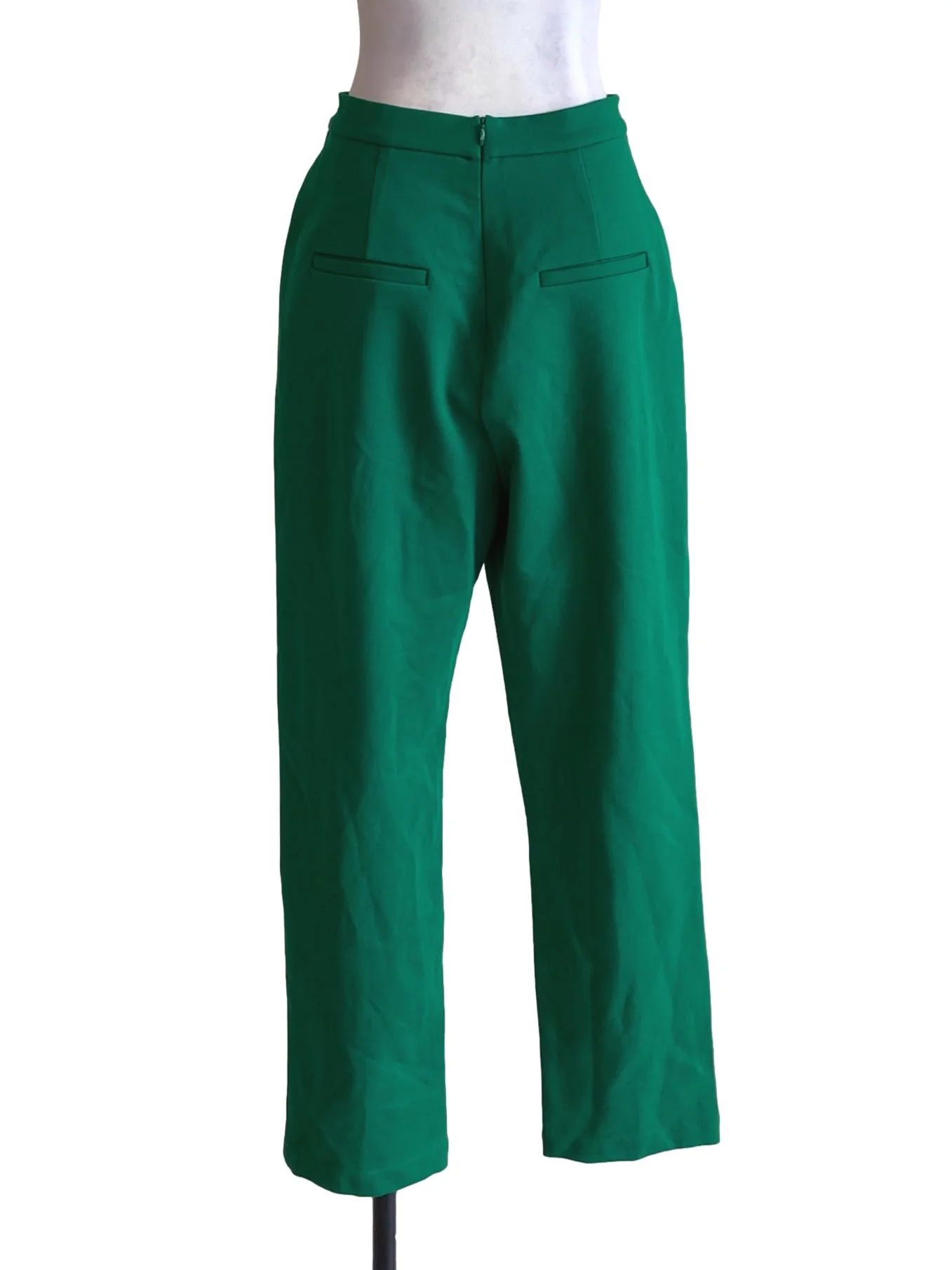 Fern Green Zipped Formal Trouser LB - Image 2