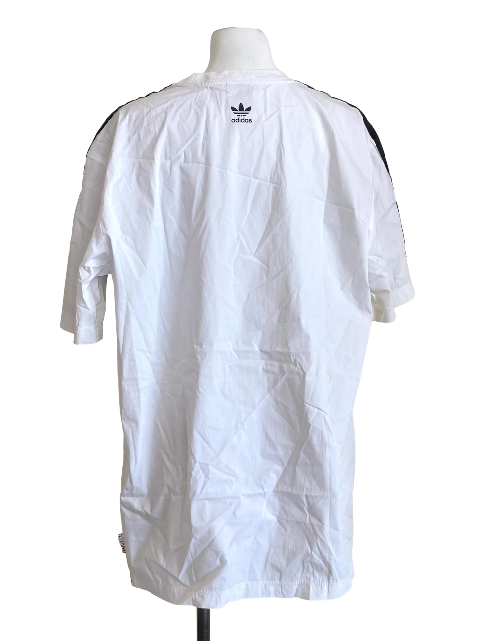 Fiorucci Collab White Graphic Oversized Tee - Image 2