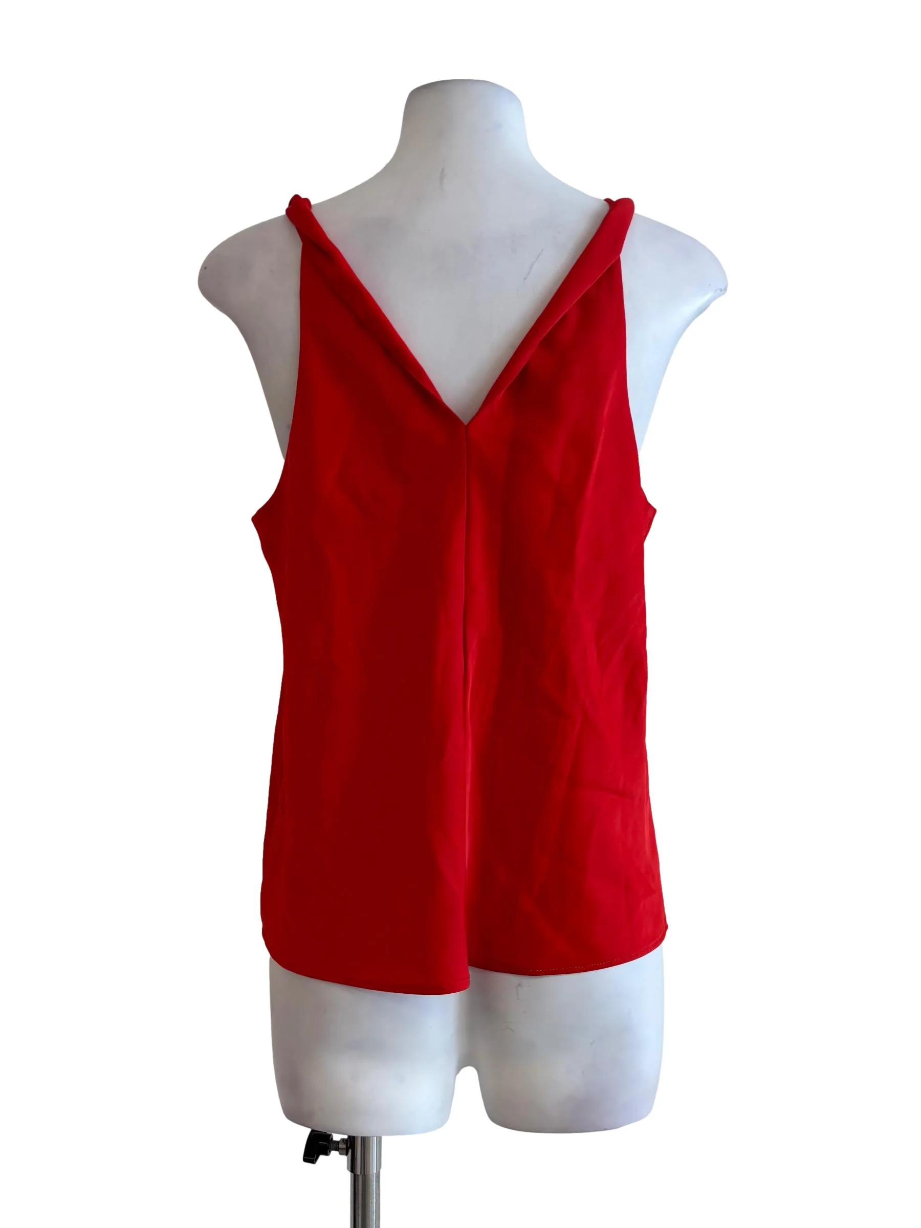 Fire Red Twist Strap Top - Image 2