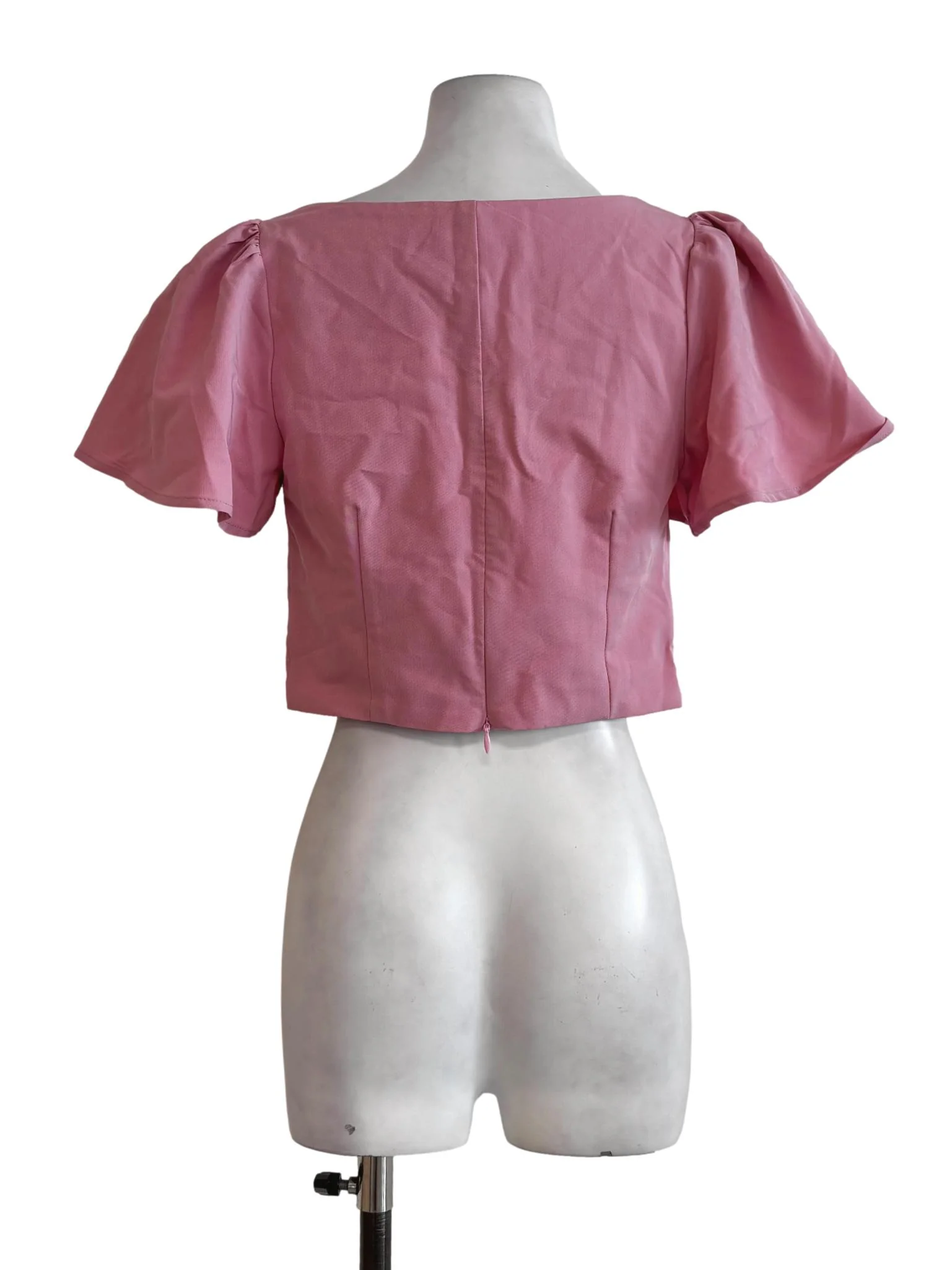 Flamingo Pink Baby Doll Top - Image 2